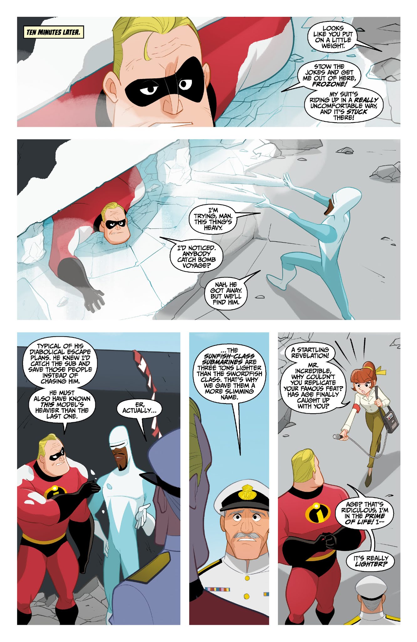 Read online Disney / Pixar The Incredibles 2: Crisis In Mid-Life! & Other Stories comic -  Issue #1 - 7