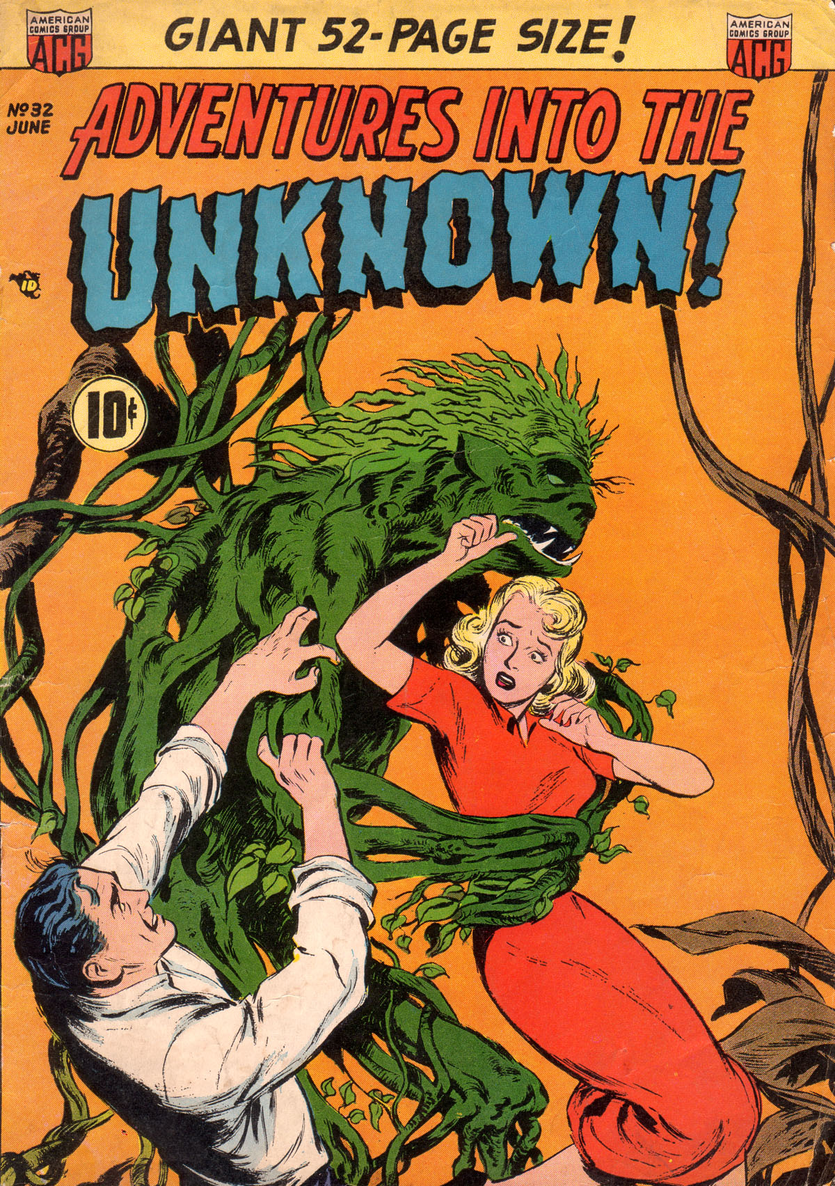 Read online Adventures Into The Unknown comic -  Issue #32 - 1