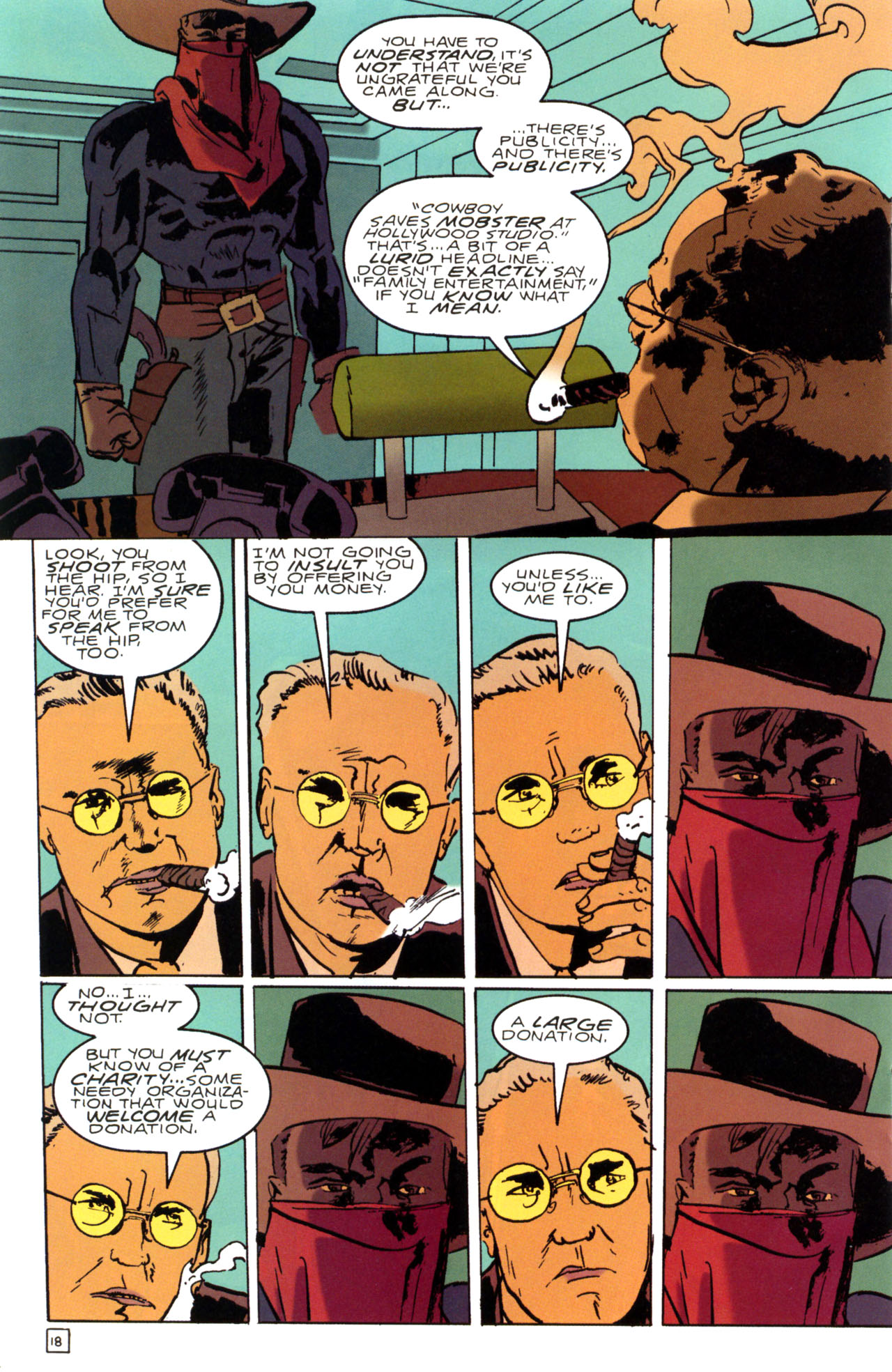 Read online Vigilante: City Lights, Prairie Justice comic -  Issue #4 - 19