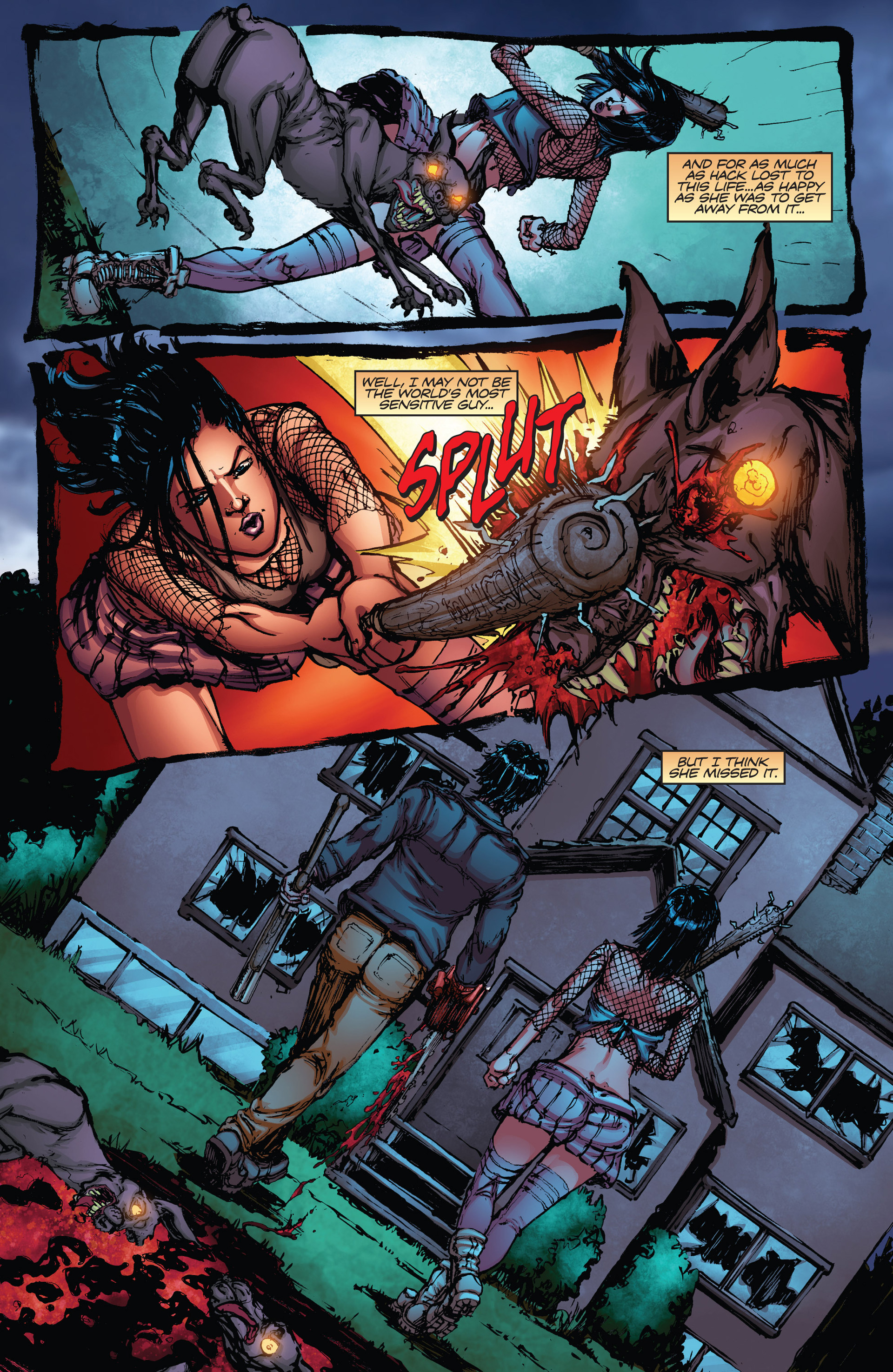 Read online Army of Darkness vs. Hack/Slash comic -  Issue #2 - 22