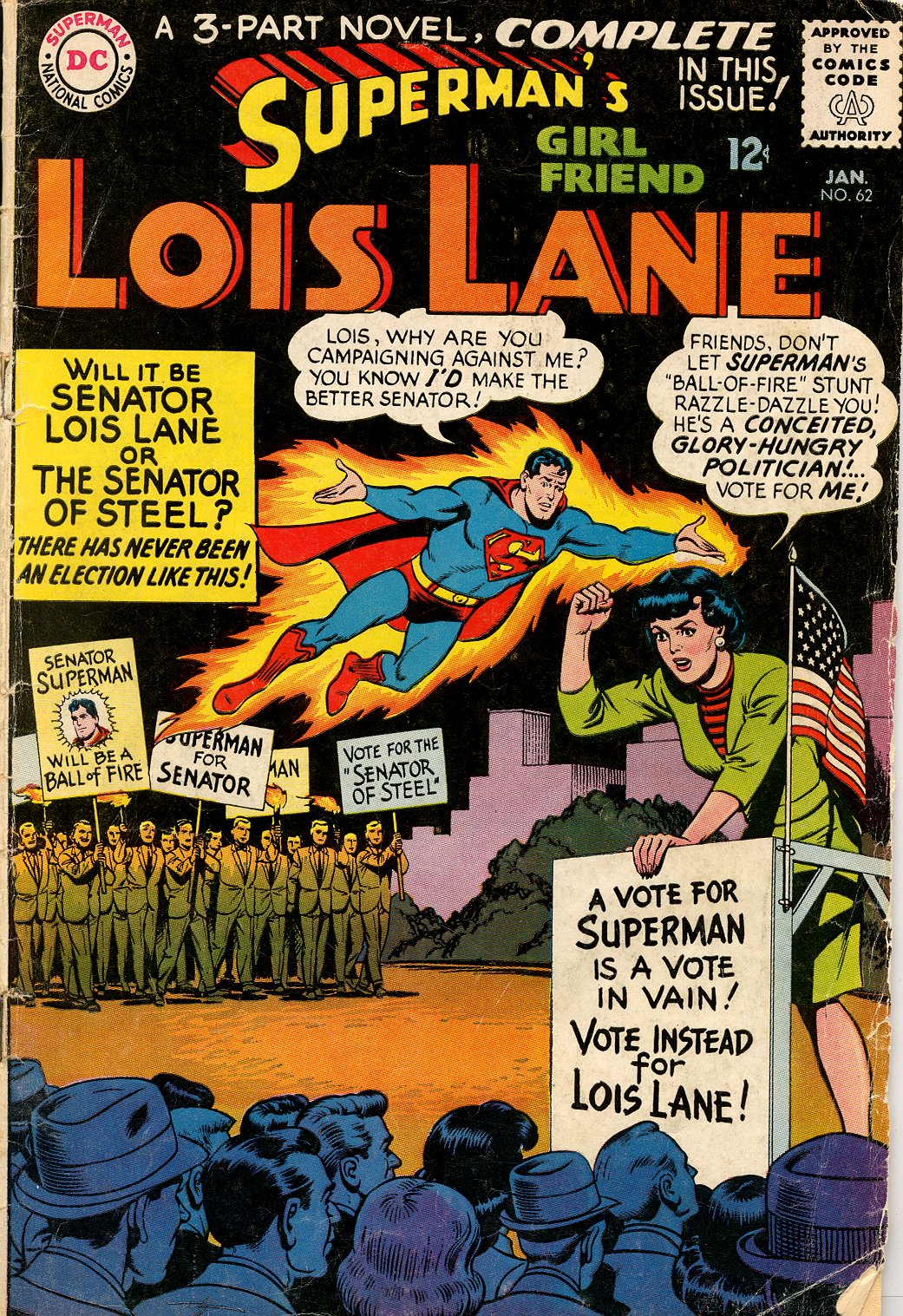 Read online Superman's Girl Friend, Lois Lane comic -  Issue #62 - 1