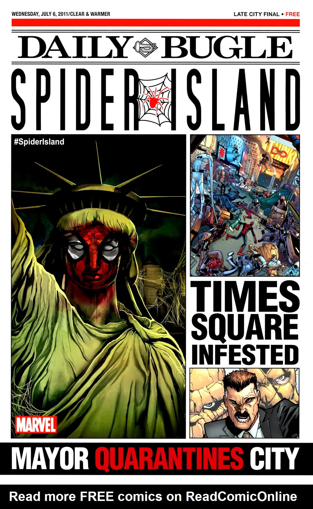 Read online Spider Island Daily Bugle comic -  Issue # Full - 1