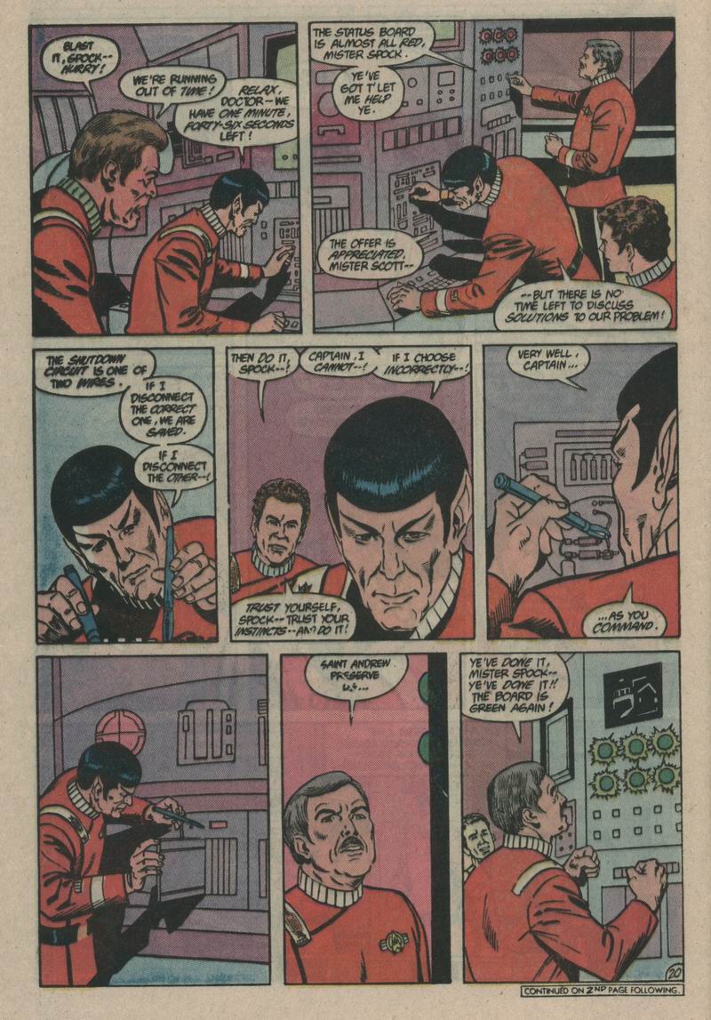 Read online Star Trek (1984) comic -  Issue #37 - 21
