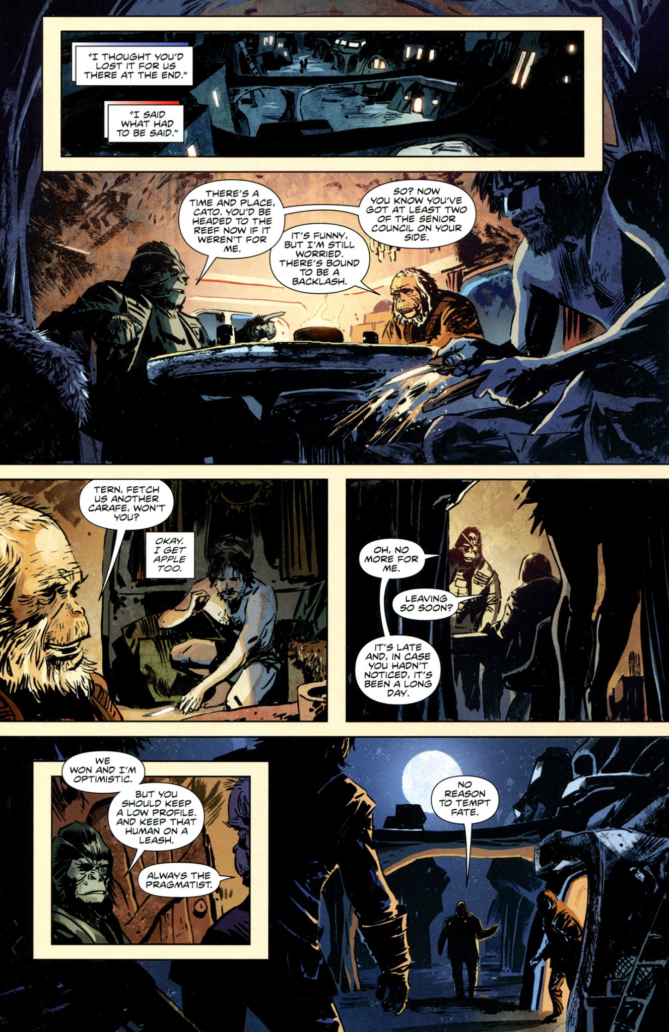 Read online Betrayal of the Planet of the Apes comic -  Issue #1 - 10