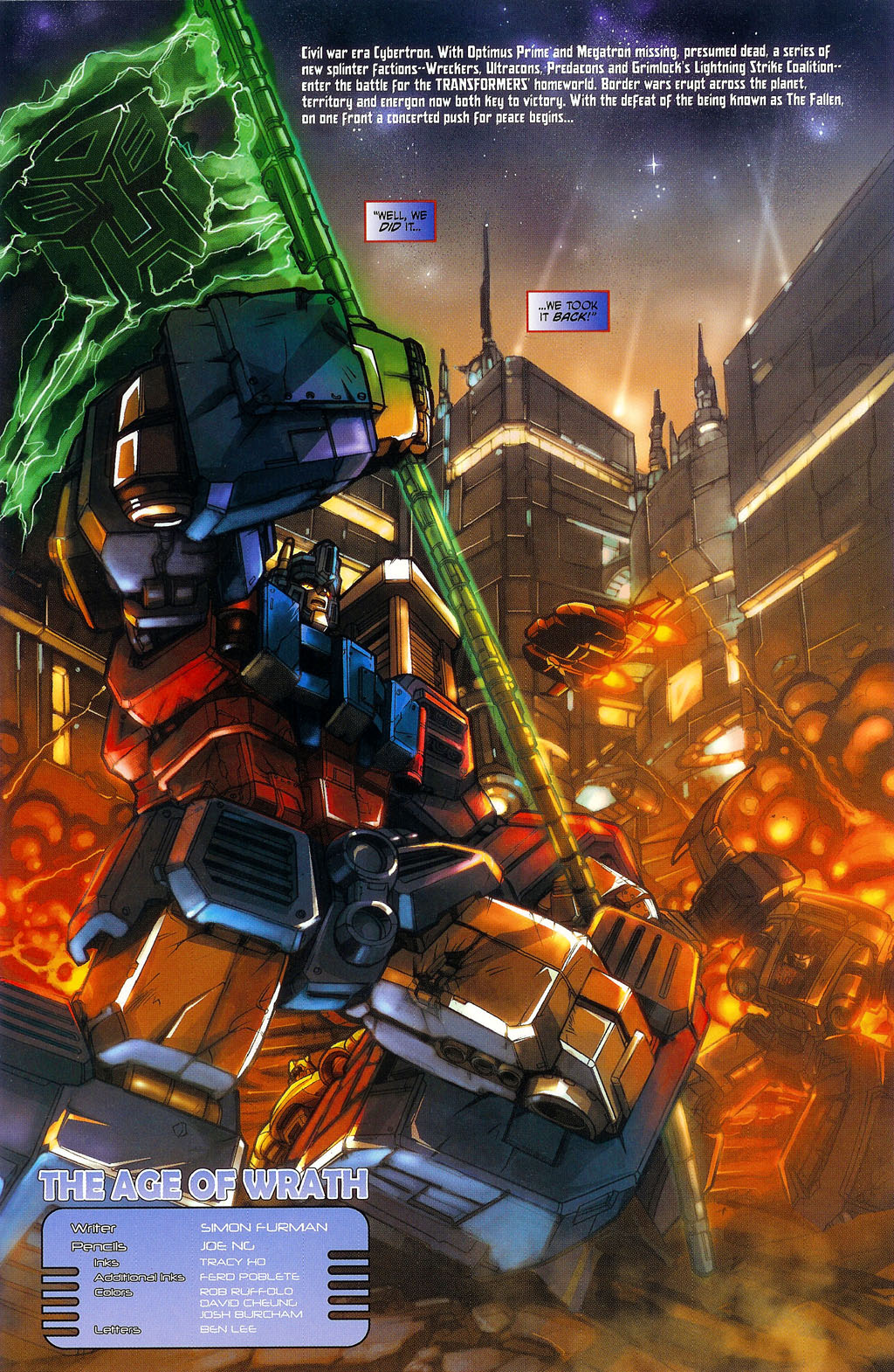 Read online Transformers War Within: "The Age of Wrath" comic -  Issue #1 - 5
