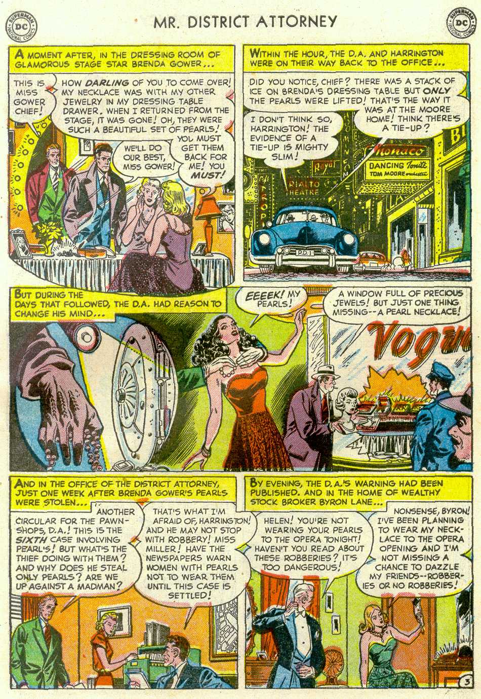 Read online Mr. District Attorney comic -  Issue #25 - 33