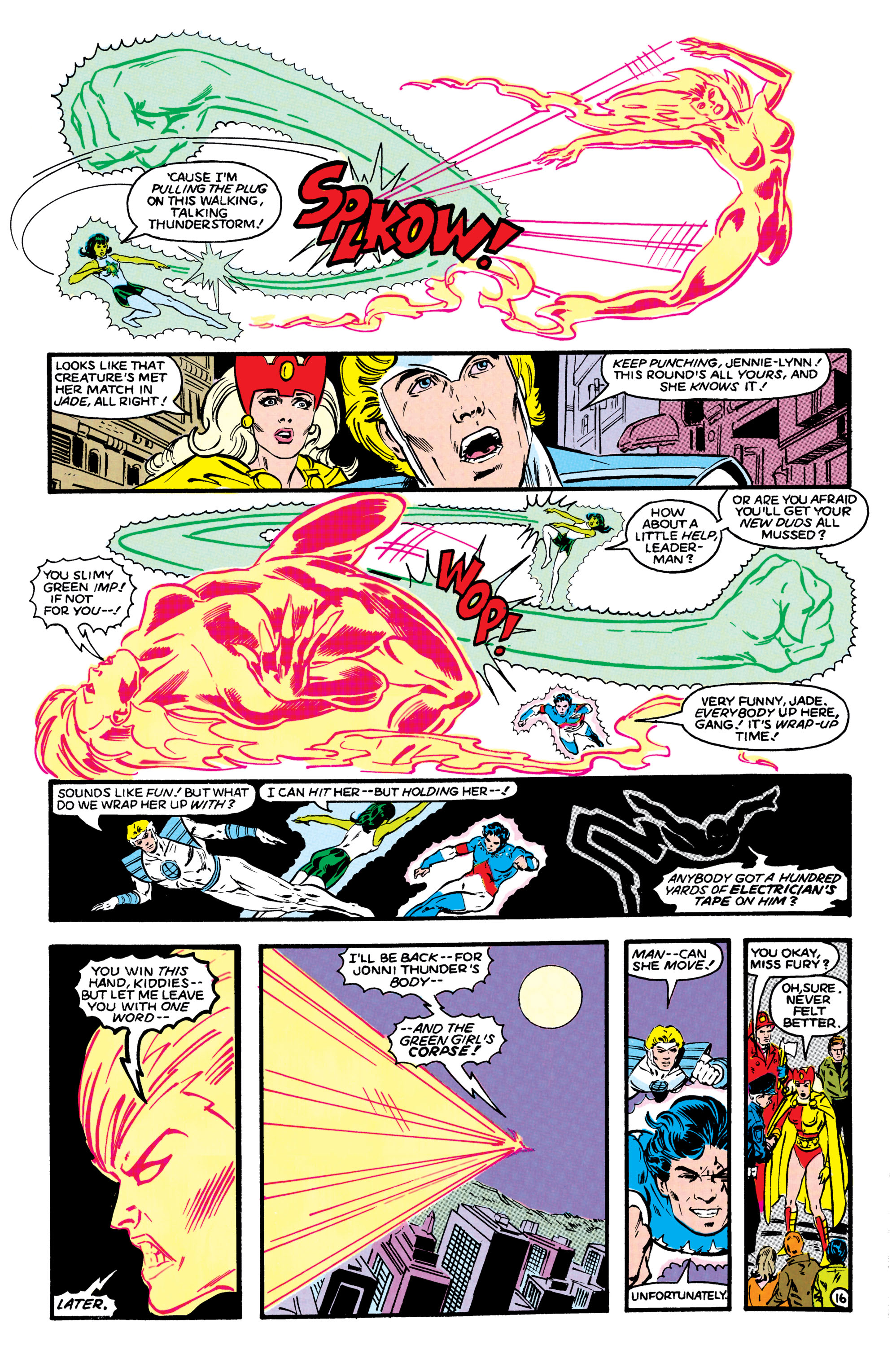 Read online Infinity Inc. (1984) comic -  Issue #31 - 16