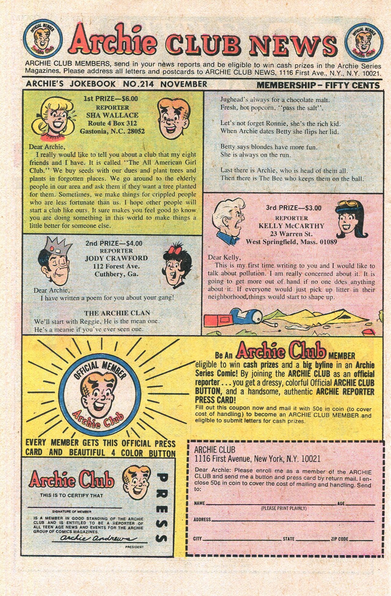 Read online Archie's Joke Book Magazine comic -  Issue #214 - 26