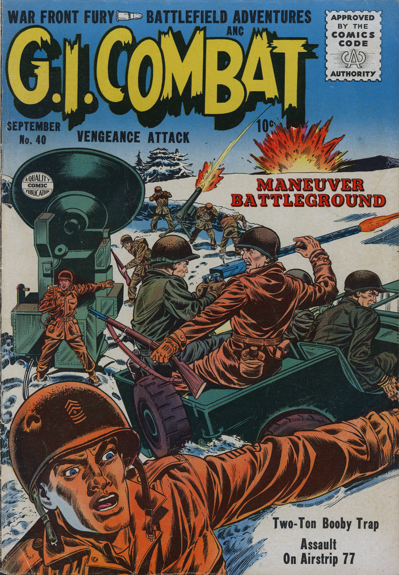 Read online G.I. Combat (1952) comic -  Issue #40 - 1