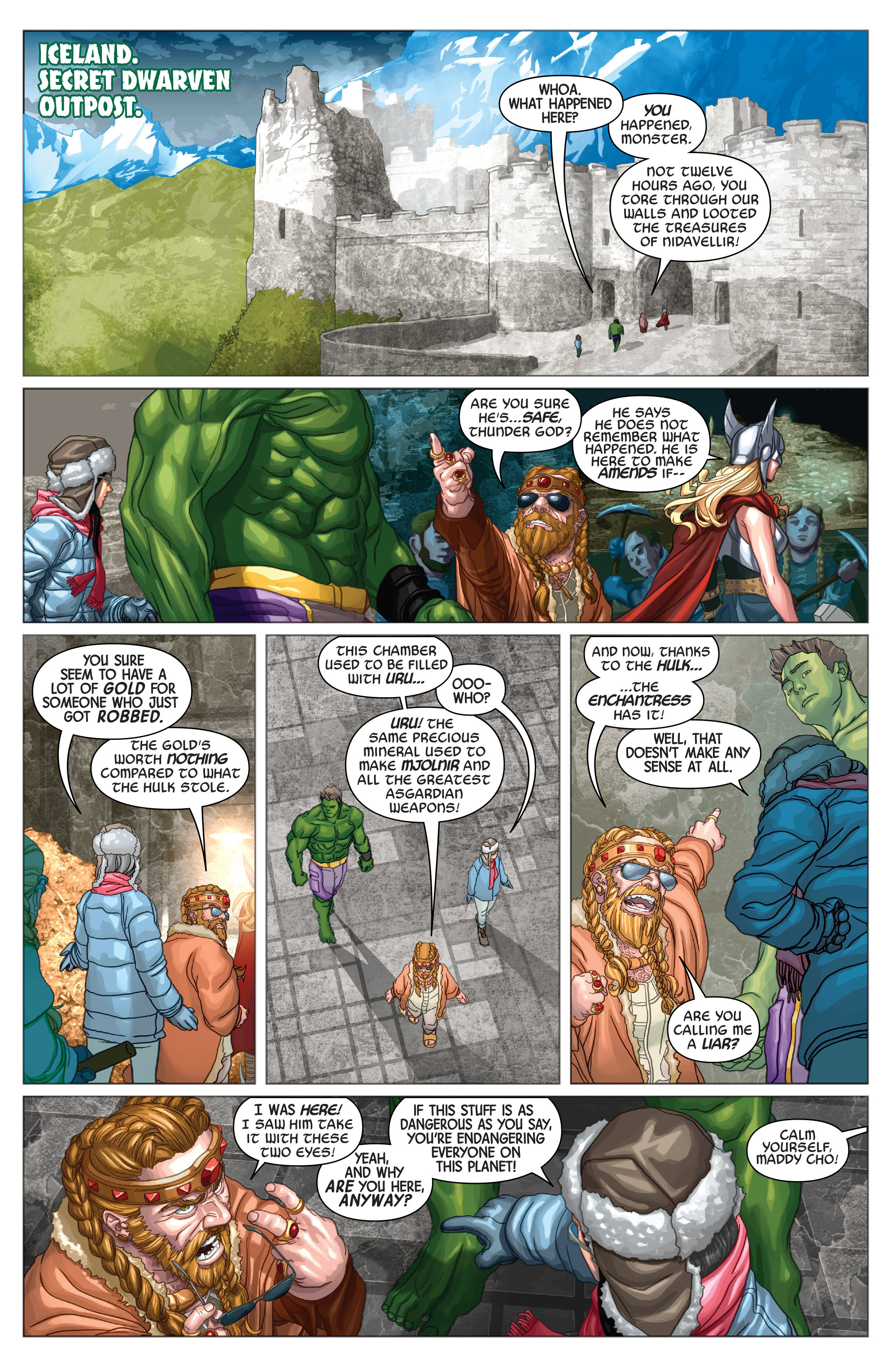 Read online Totally Awesome Hulk comic -  Issue #6 - 7