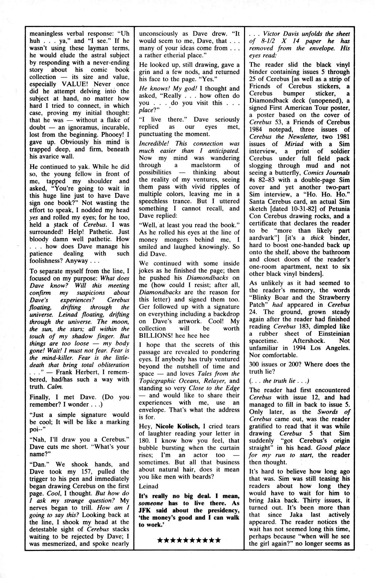 Read online Cerebus comic -  Issue #185 - 26