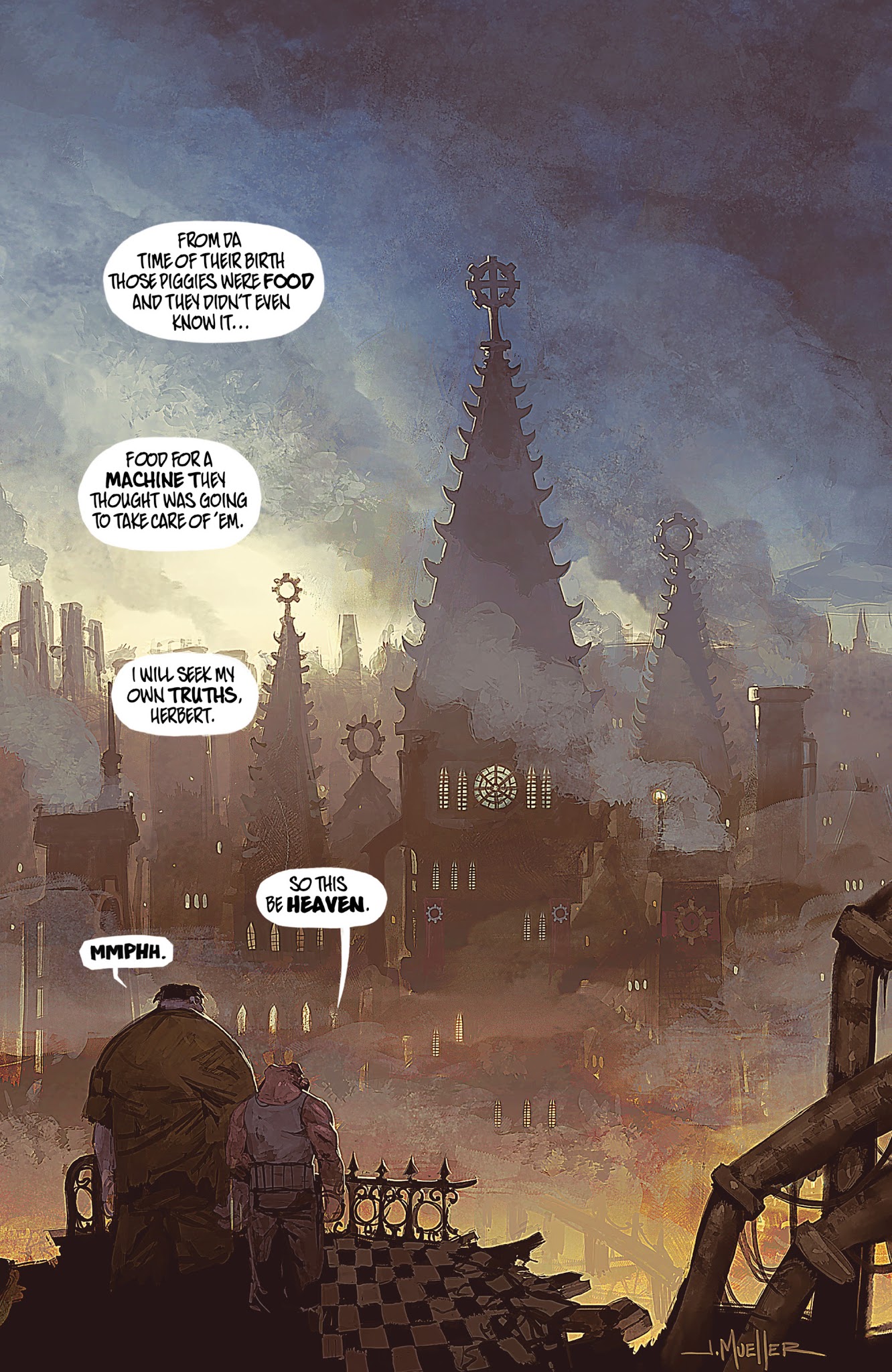 Read online Oink: Heaven's Butcher comic -  Issue # TPB - 68