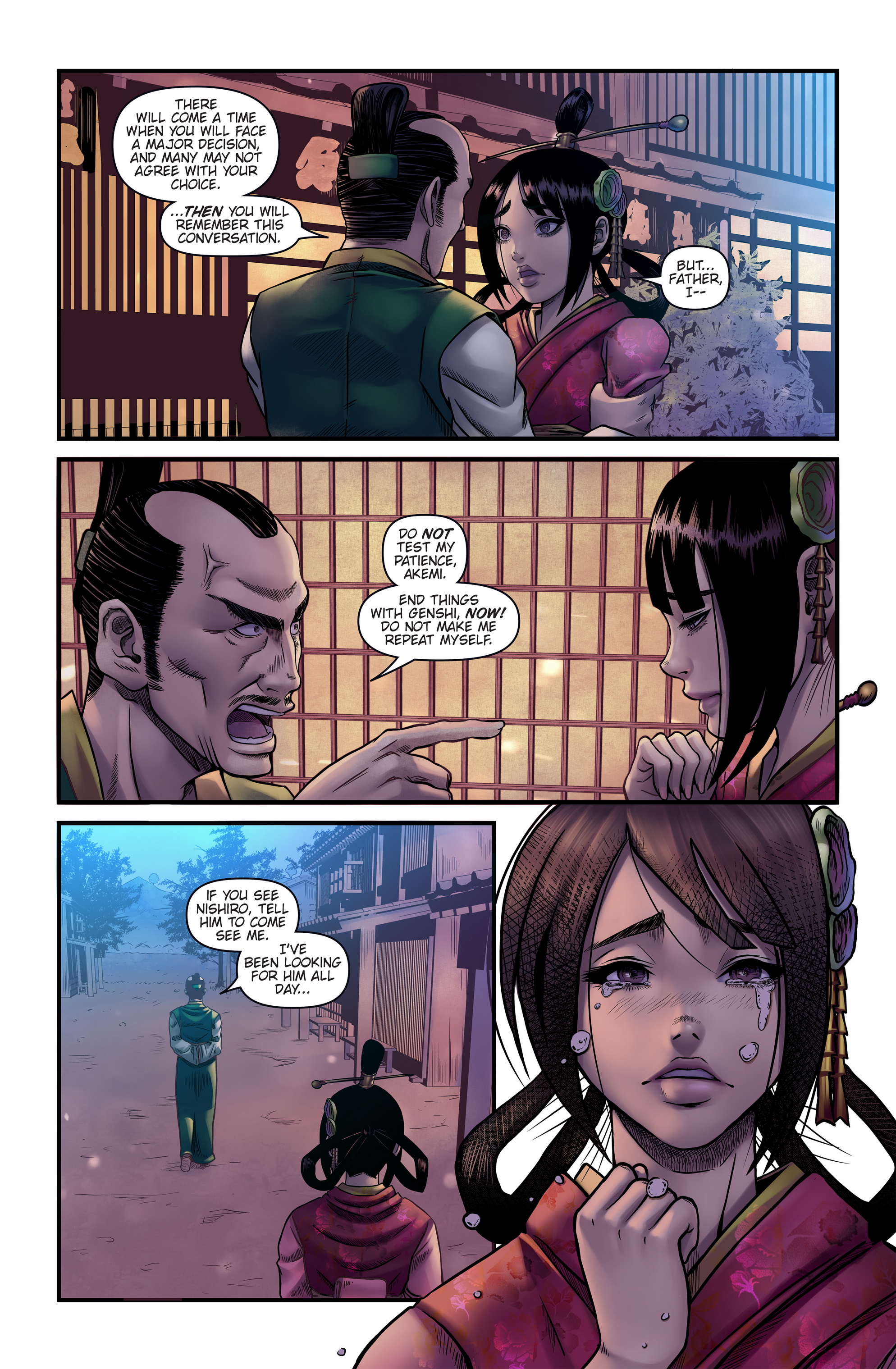 Read online Honor and Curse comic -  Issue #3 - 4