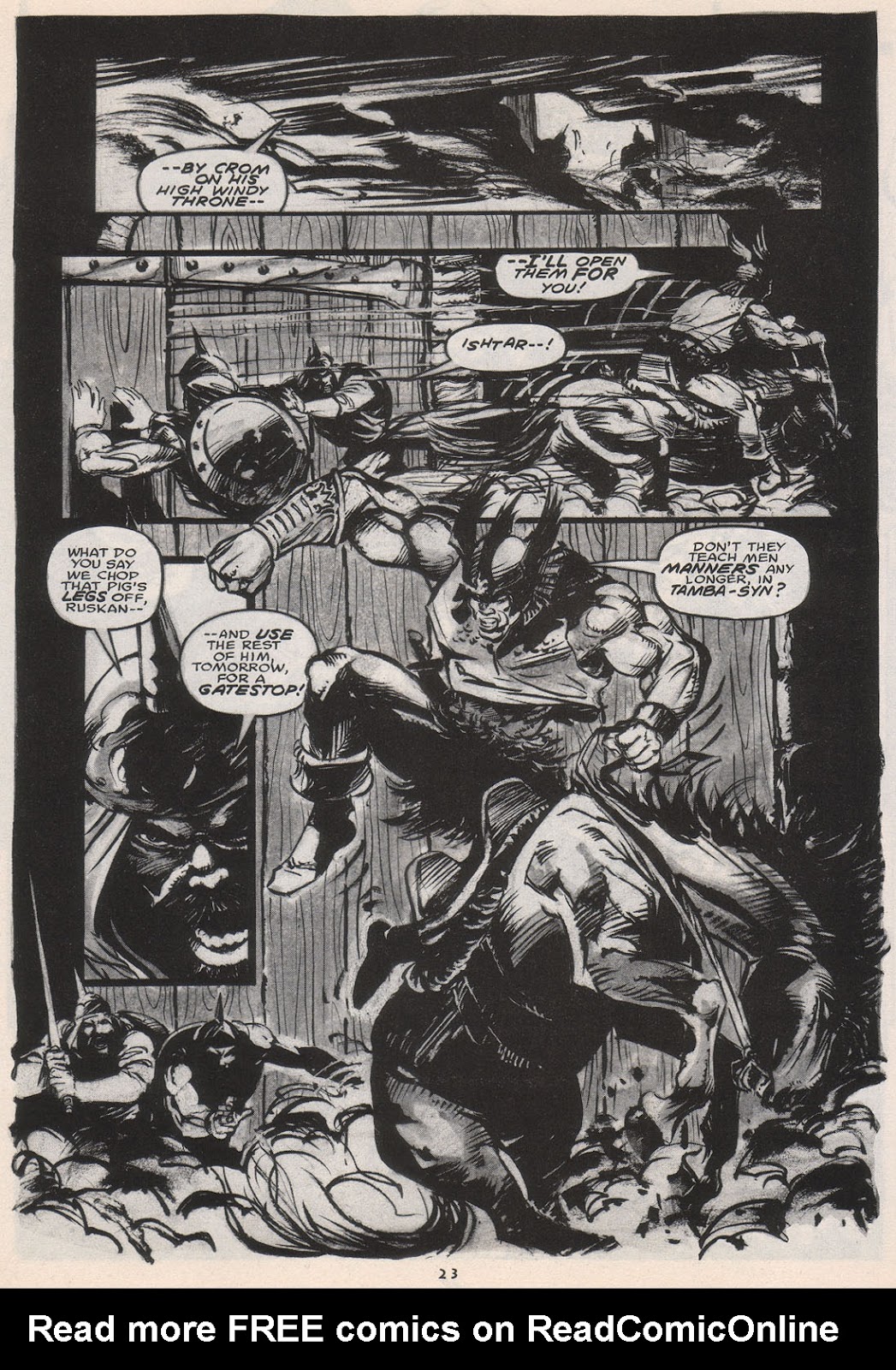 The Savage Sword Of Conan issue 222 - Page 24