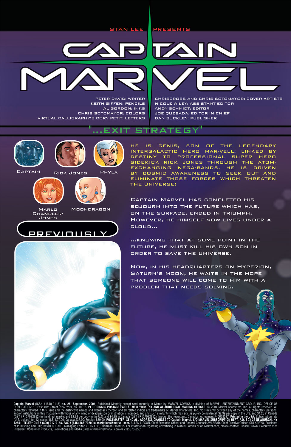 Read online Captain Marvel (2002) comic -  Issue #25 - 2