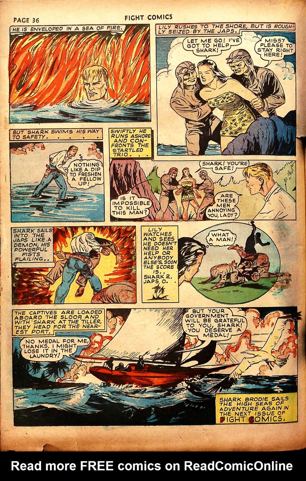 Read online Fight Comics comic -  Issue #17 - 39