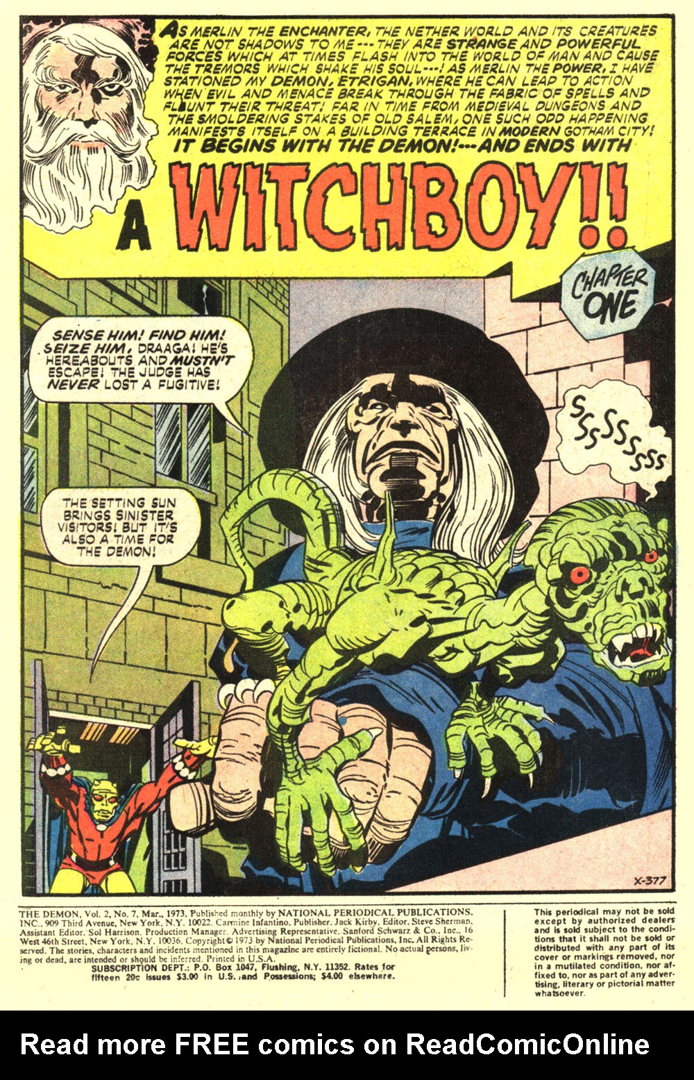 Read online The Demon (1972) comic -  Issue #7 - 3