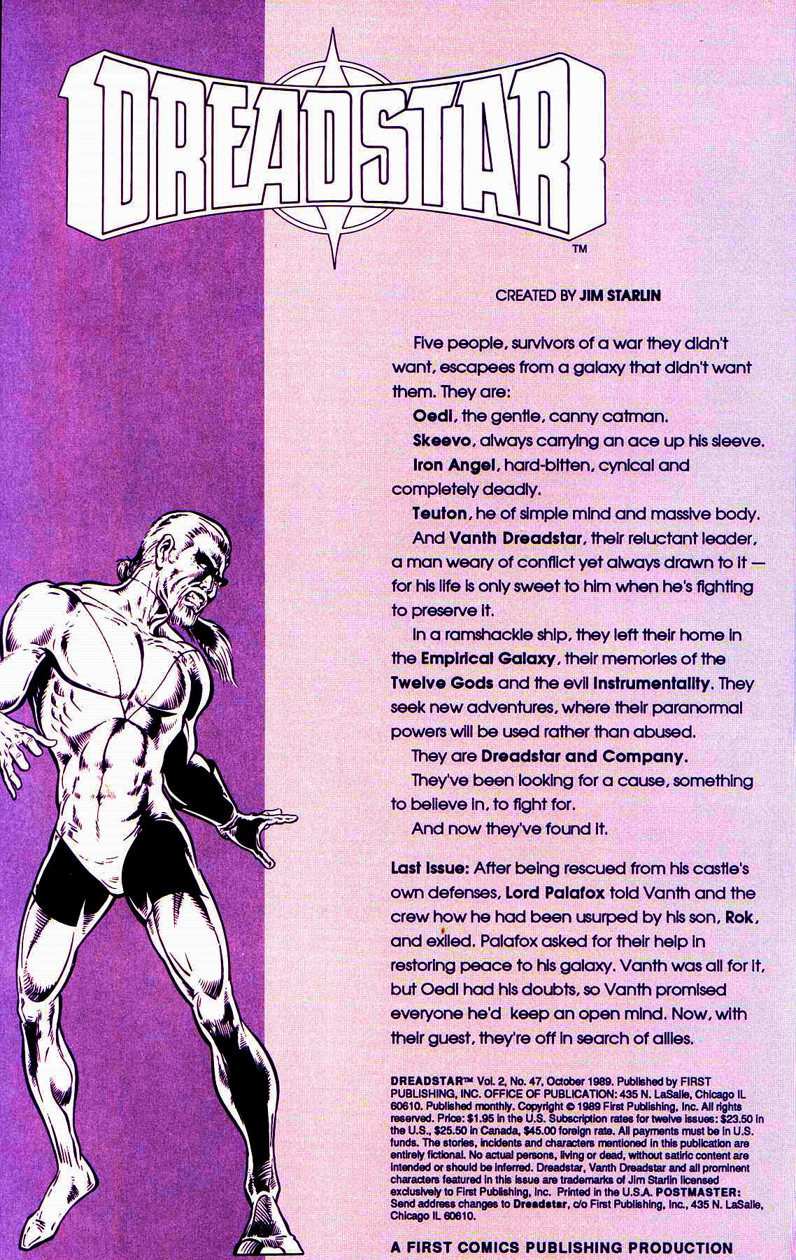 Read online Dreadstar comic -  Issue #47 - 2