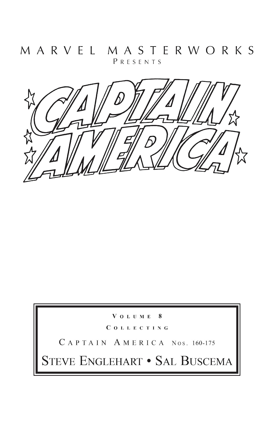Marvel Masterworks: Captain America issue TPB 8 (Part 1) - Page 2