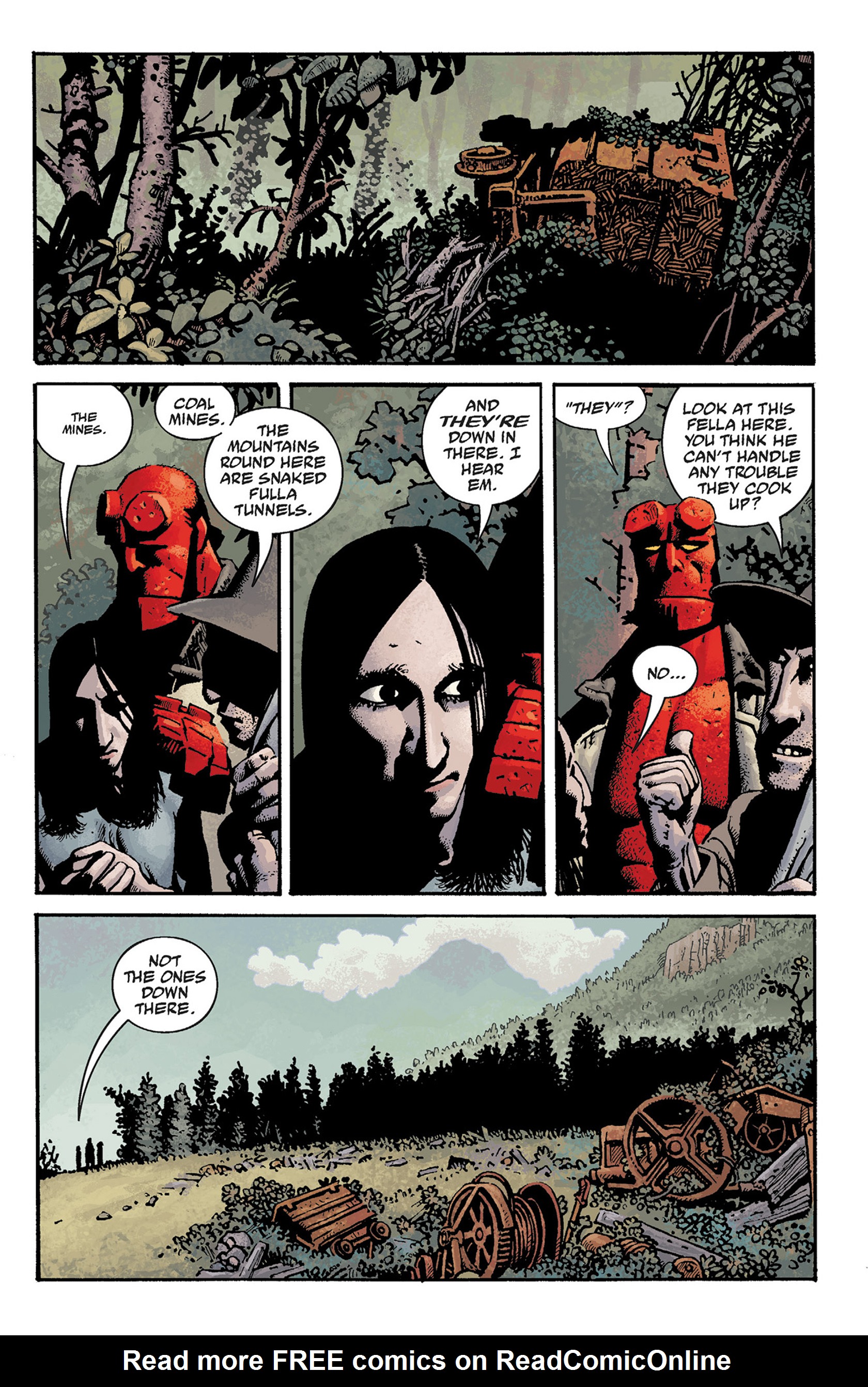 Read online Hellboy: The Crooked Man and Others comic -  Issue # TPB - 37