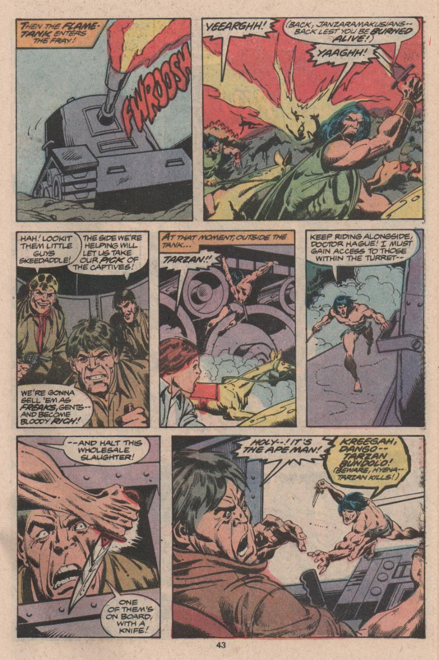 Read online Tarzan (1977) comic -  Issue # _Annual 3 - 32