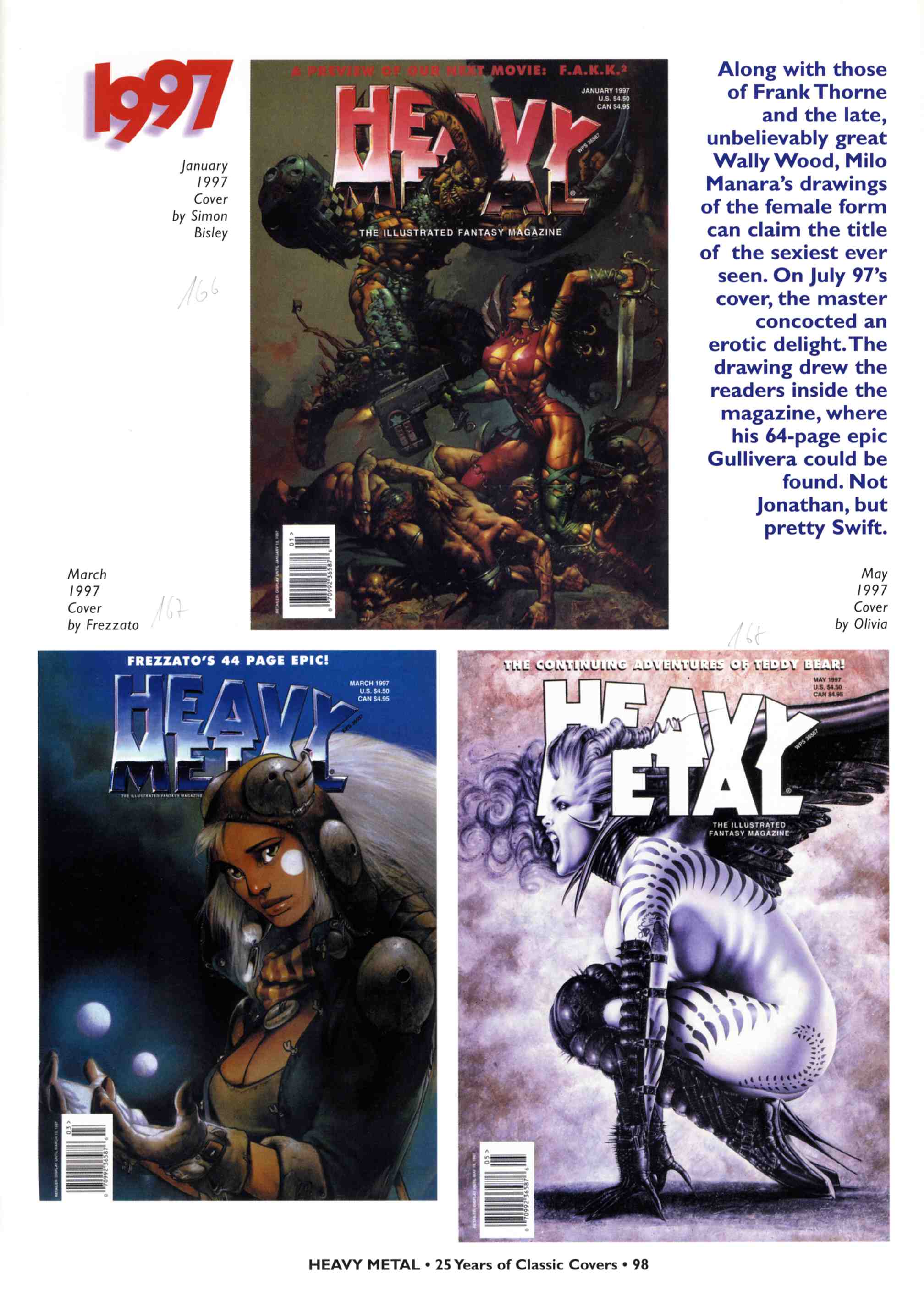 Read online Heavy Metal: 25 Years of Classic Covers comic -  Issue # TPB - 104