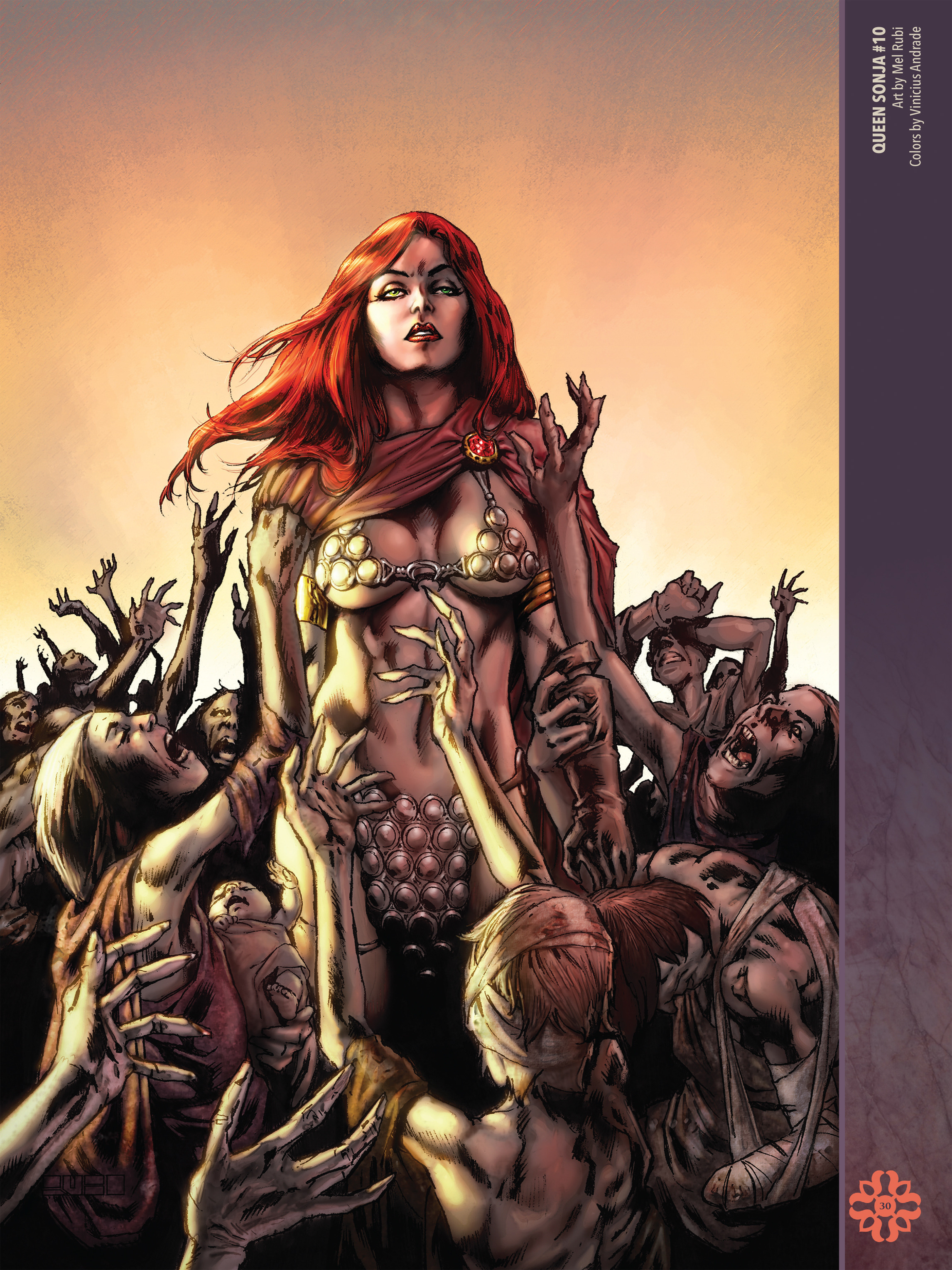 Read online The Art of Red Sonja comic -  Issue # TPB 2 (Part 1) - 30