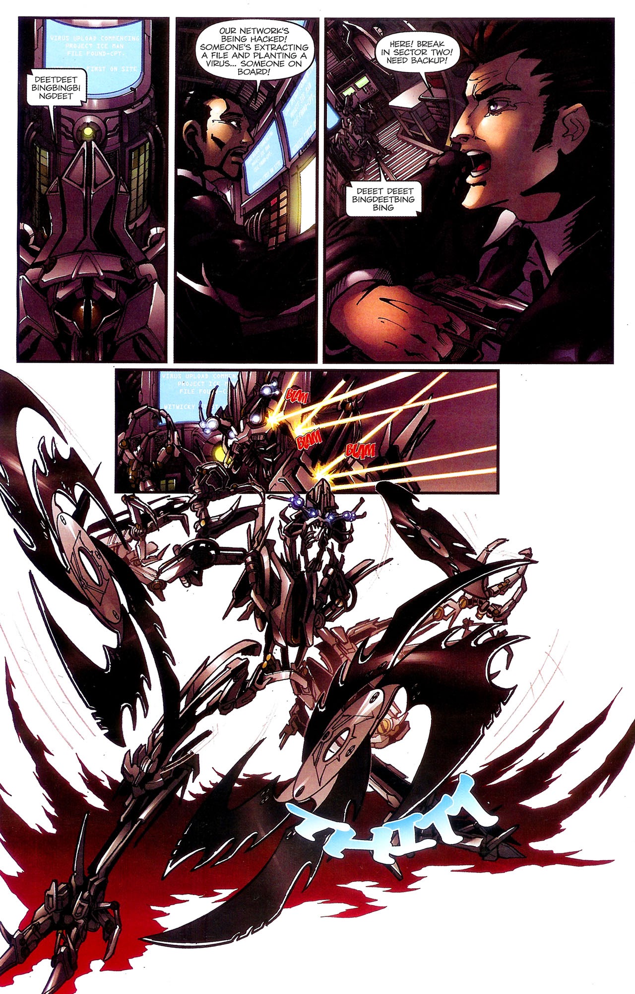 Read online Transformers: The Movie Adaptation comic -  Issue #1 - 16