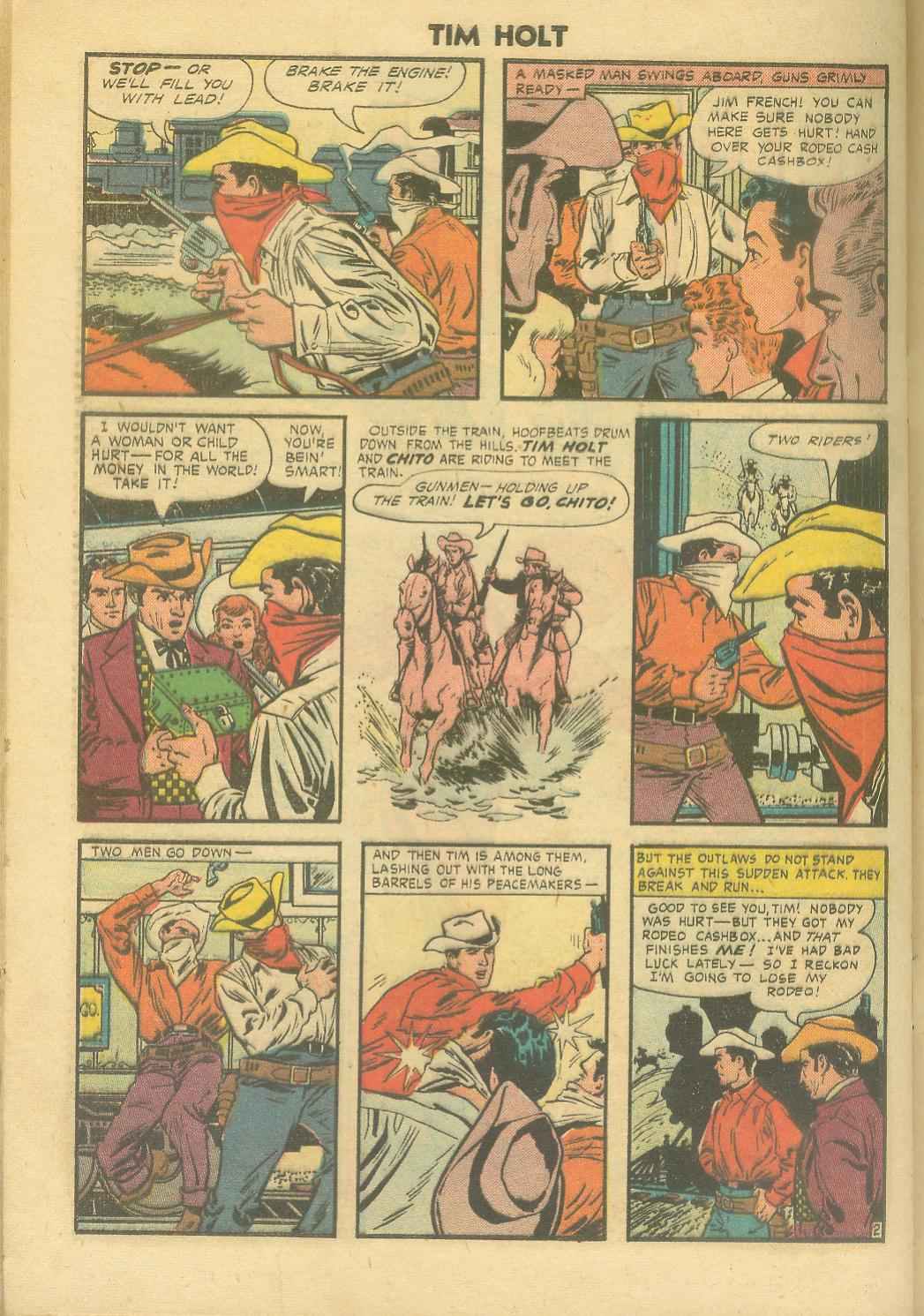 Read online Tim Holt comic -  Issue #33 - 28