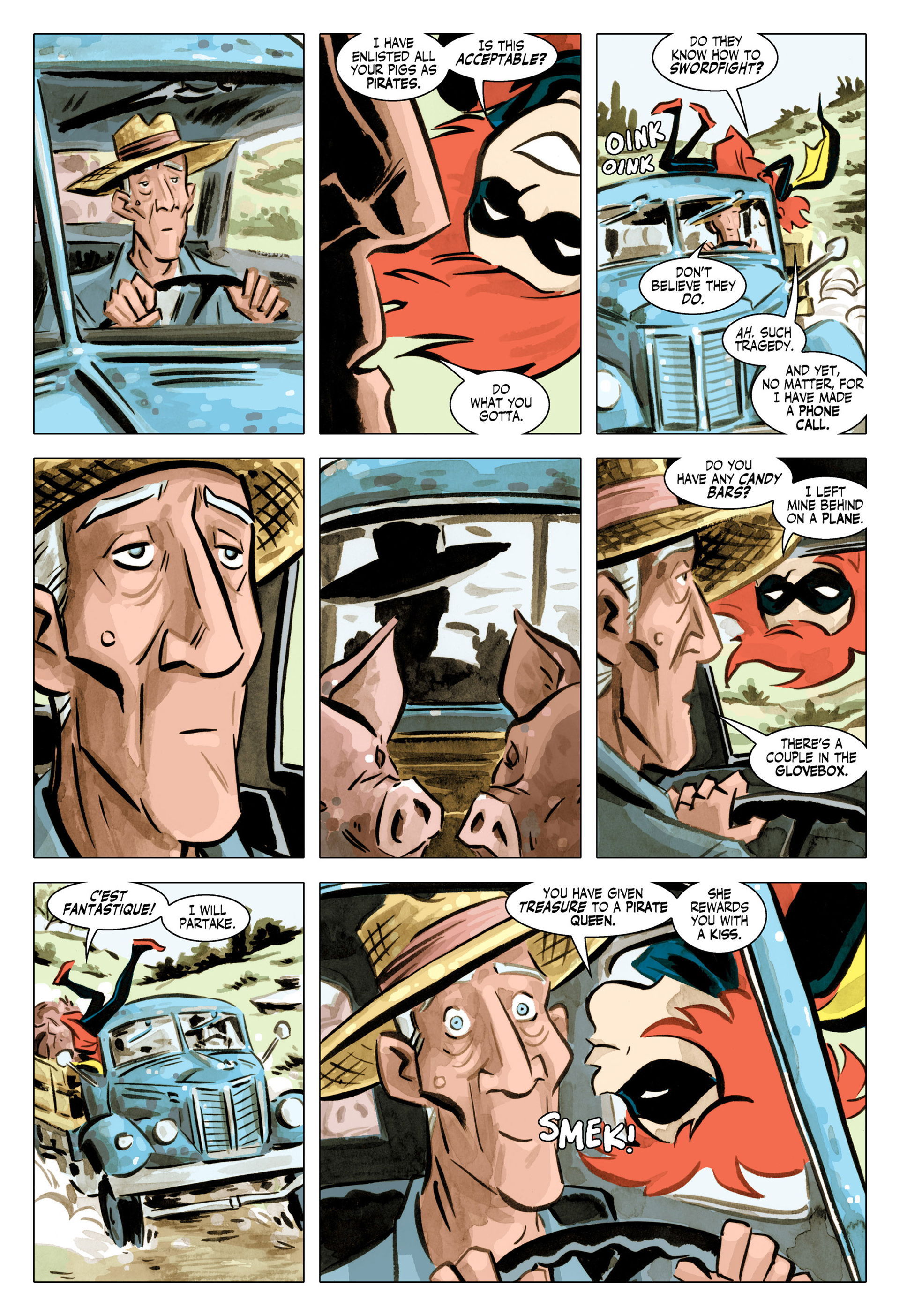 Read online Bandette (2012) comic -  Issue #8 - 8