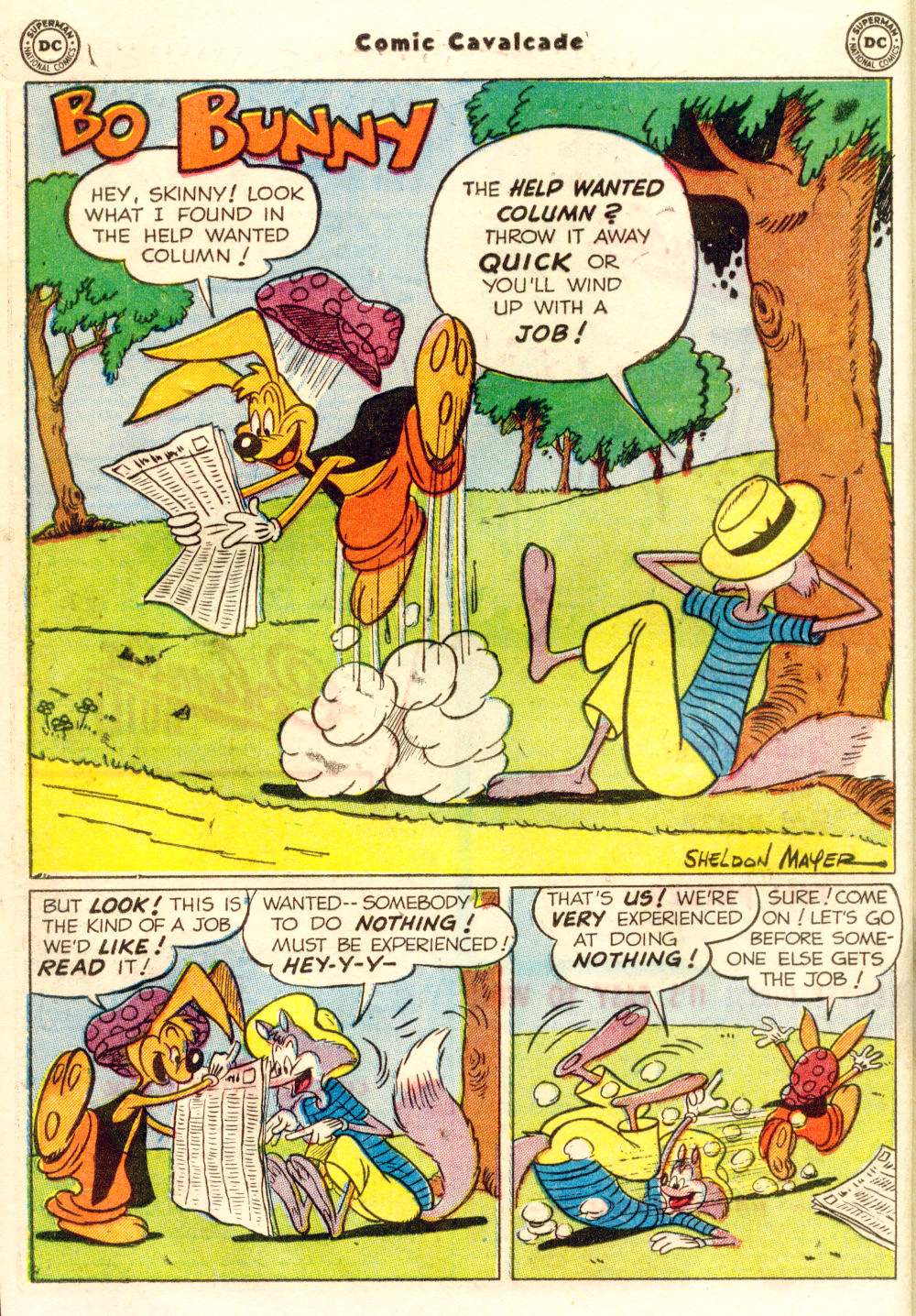 Read online Comic Cavalcade comic -  Issue #45 - 28