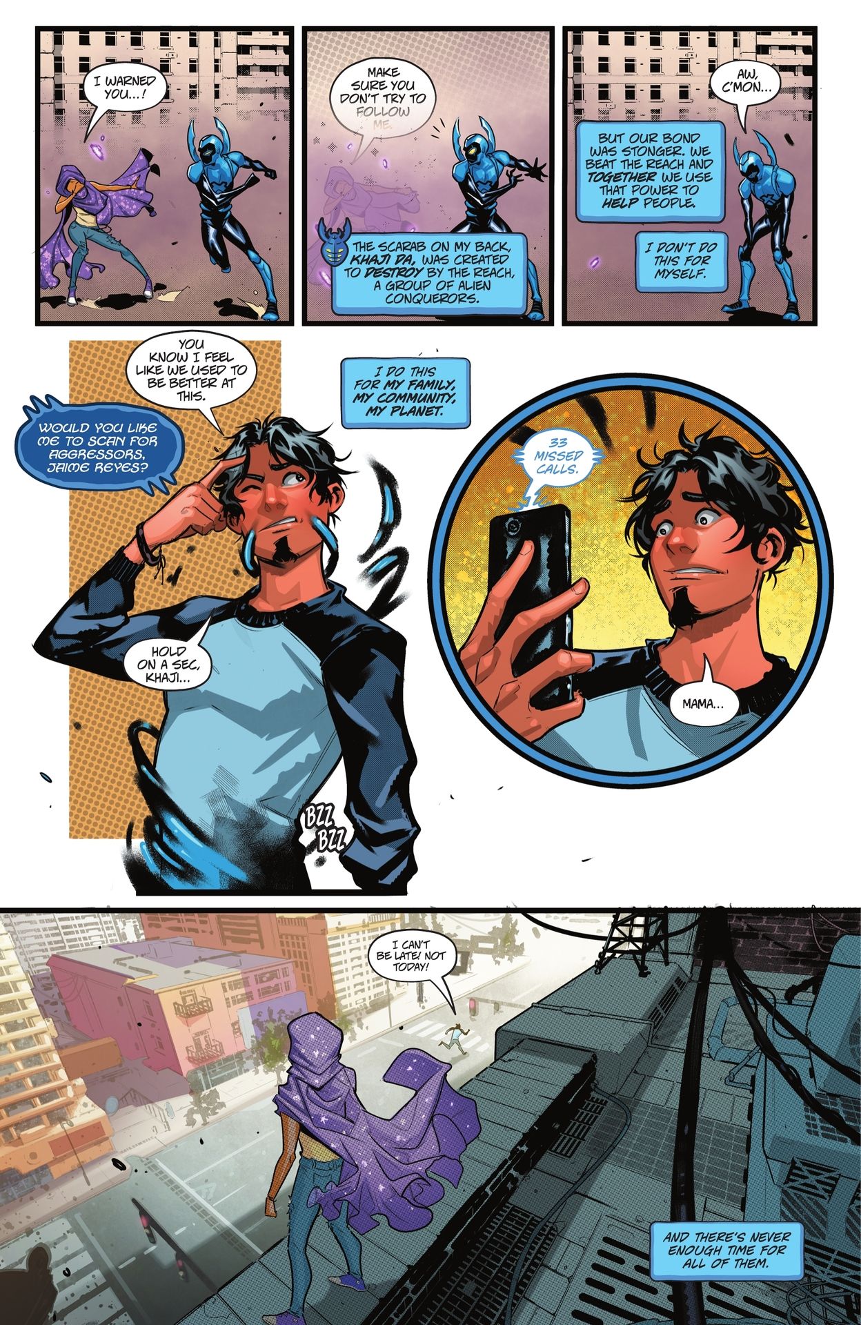 Read online Blue Beetle: Graduation Day comic -  Issue #1 - 6