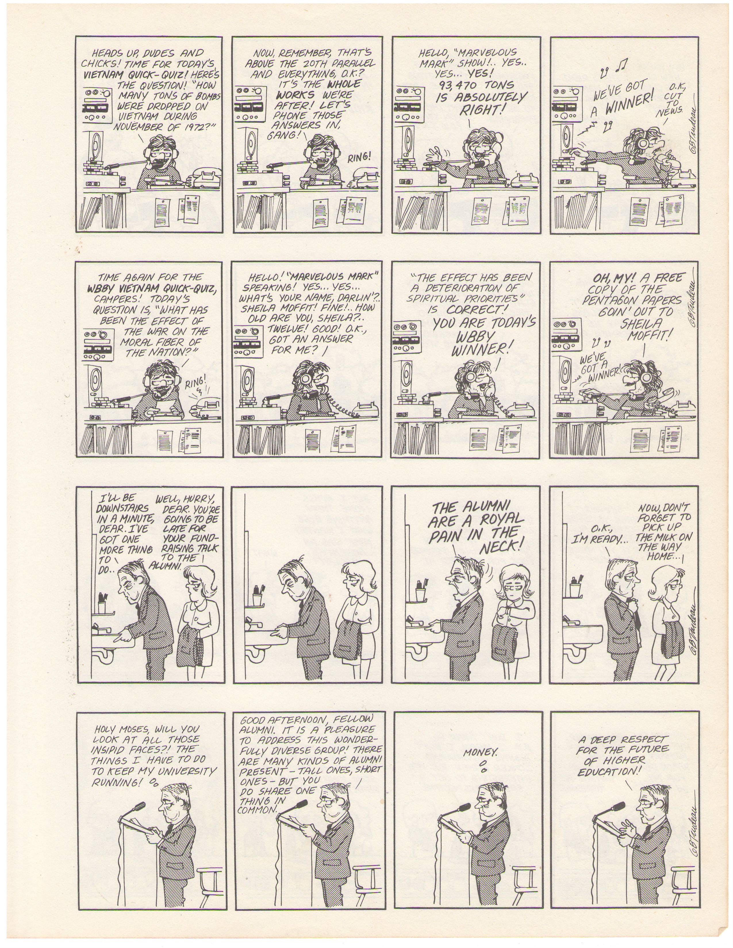 Read online The Doonesbury Chronicles comic -  Issue # TPB (Part 1) - 77
