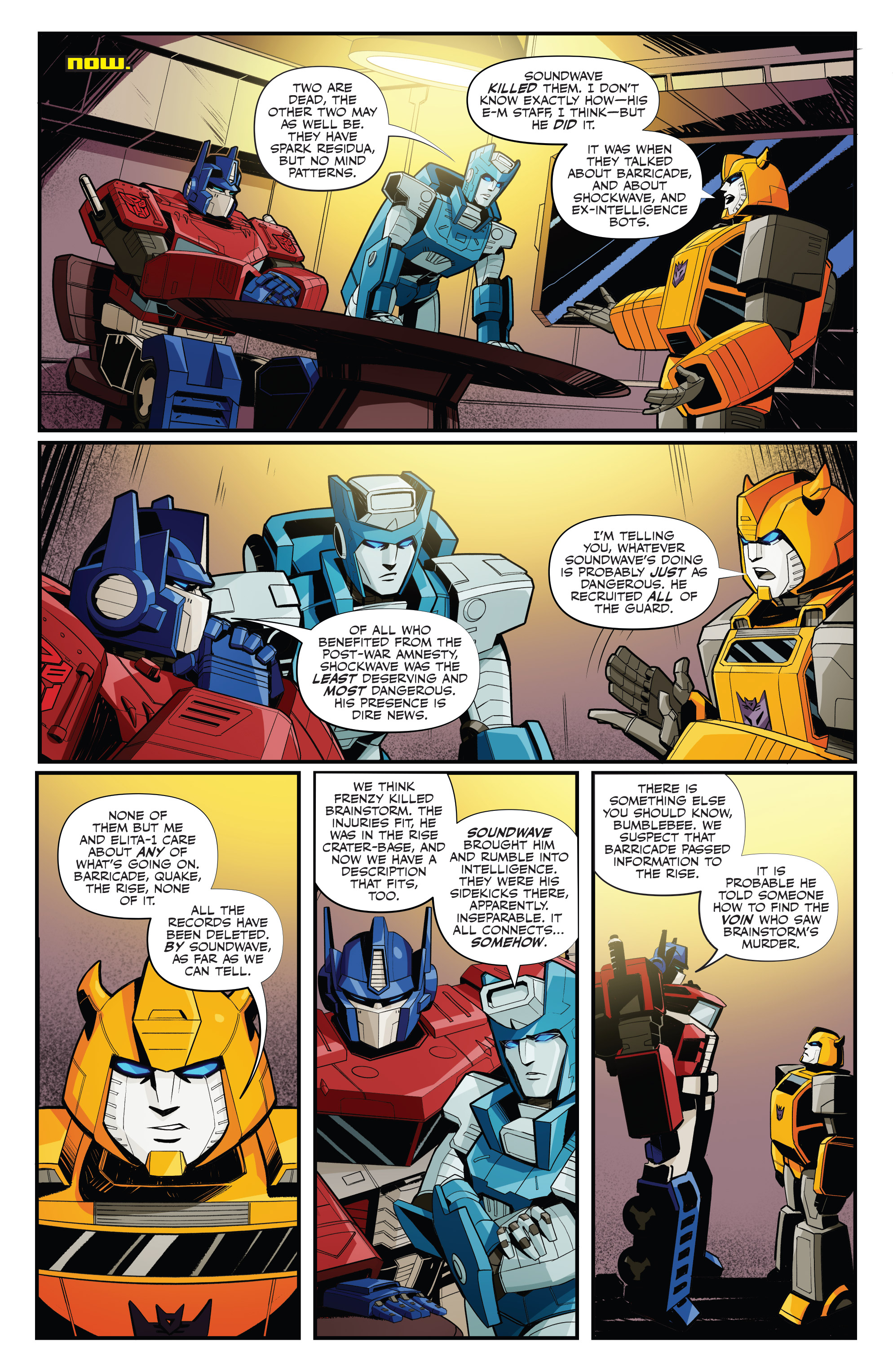 Read online Transformers (2019) comic -  Issue #15 - 12