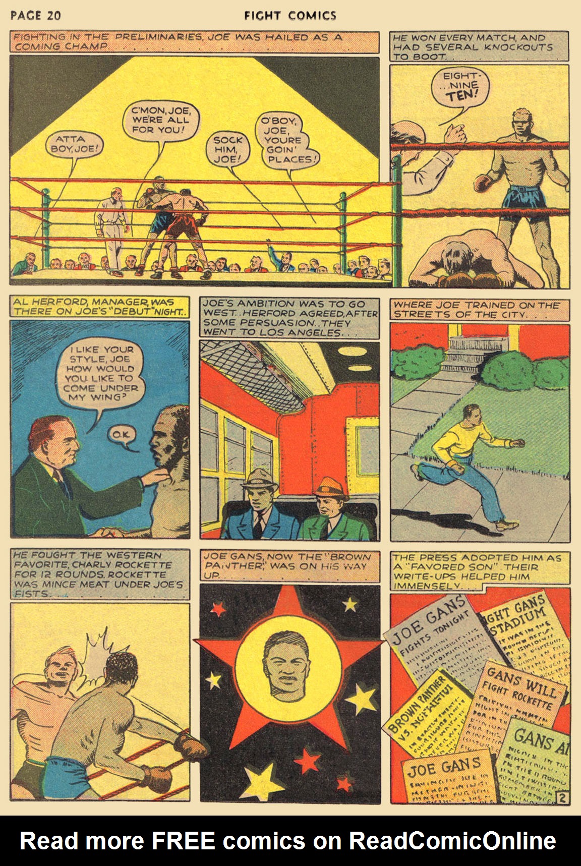 Read online Fight Comics comic -  Issue #12 - 22