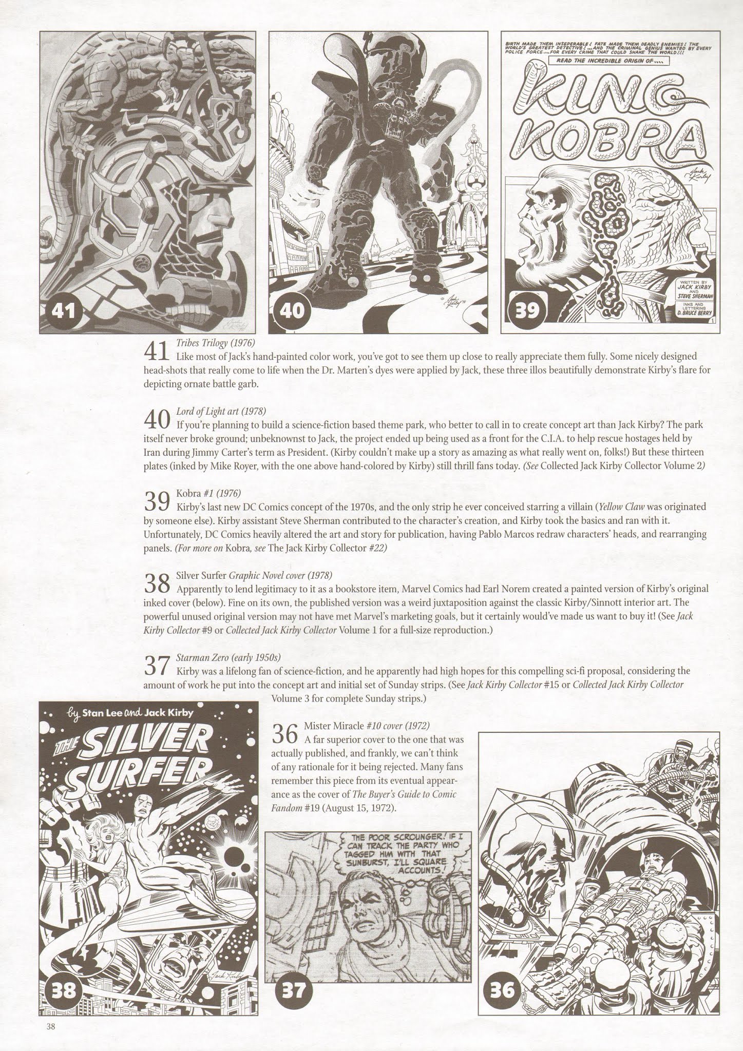 Read online The Jack Kirby Collector comic -  Issue #50 - 39