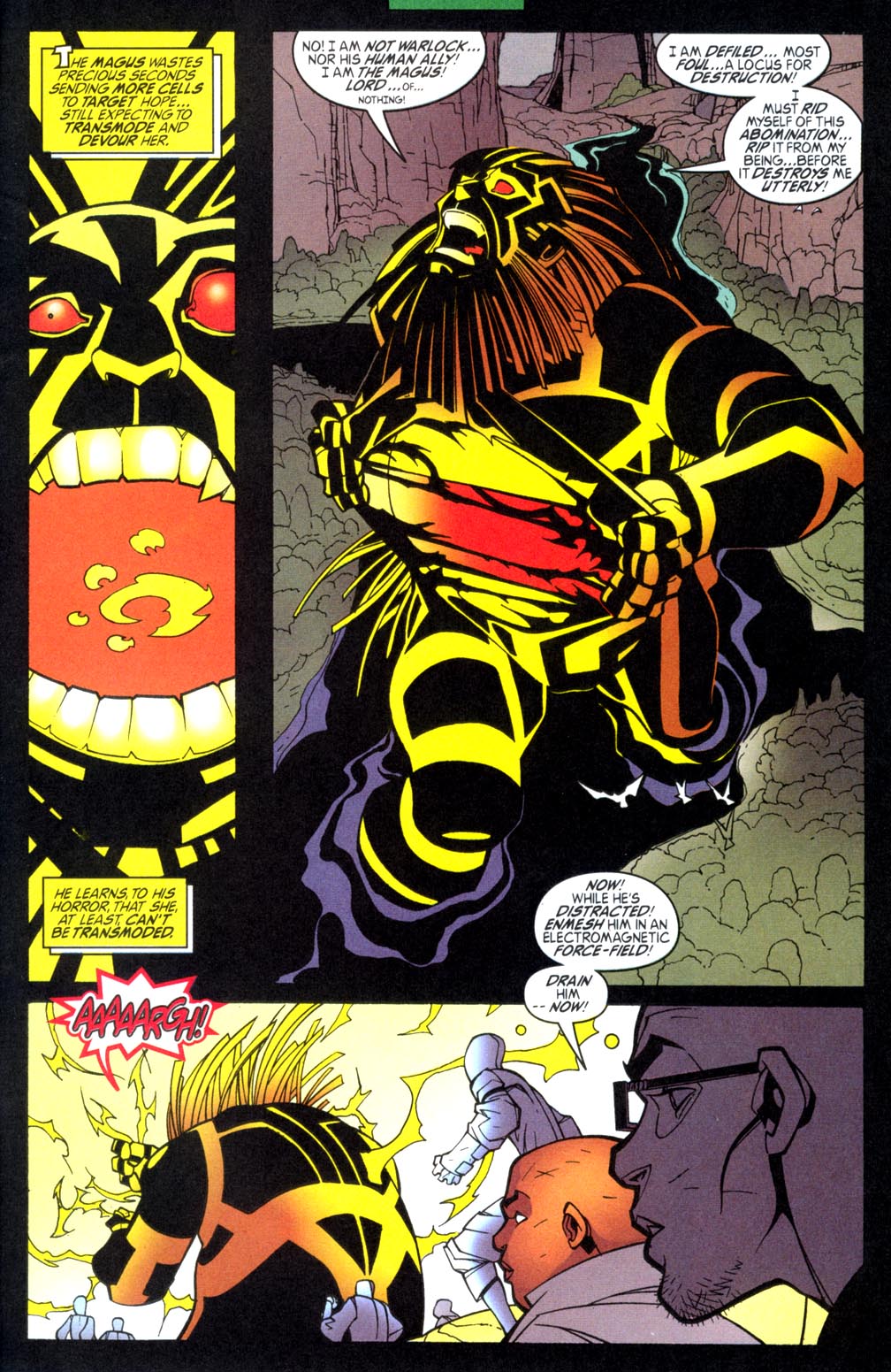 Read online Warlock (1999) comic -  Issue #9 - 19