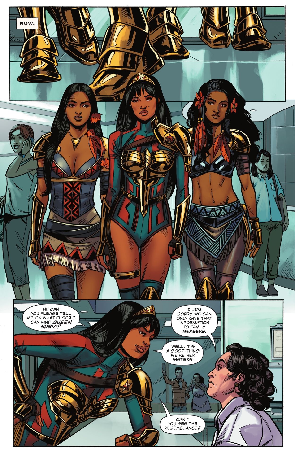 Read online Nubia: Queen of the Amazons comic -  Issue #2 - 12