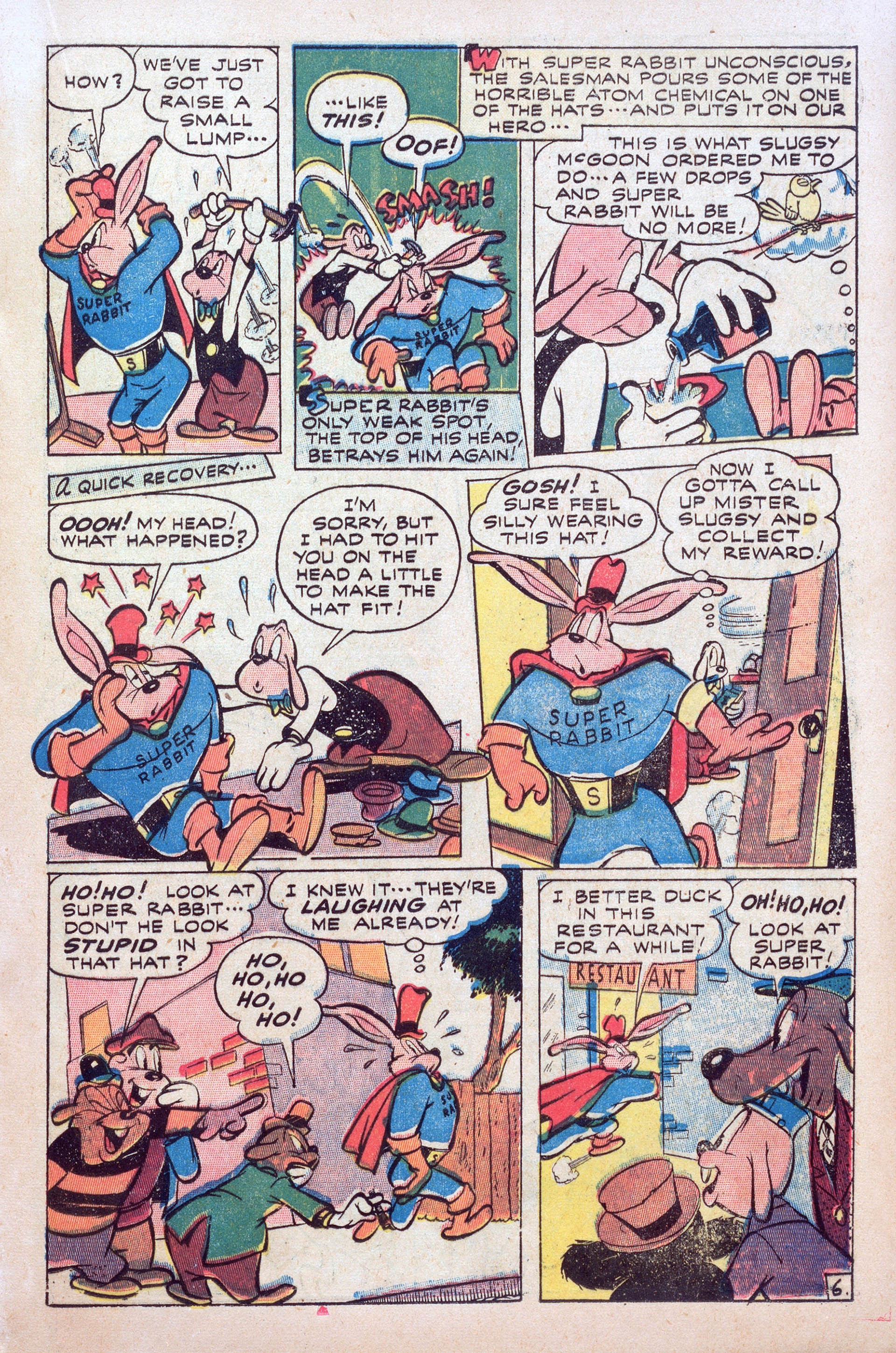 Read online Super Rabbit comic -  Issue #11 - 17