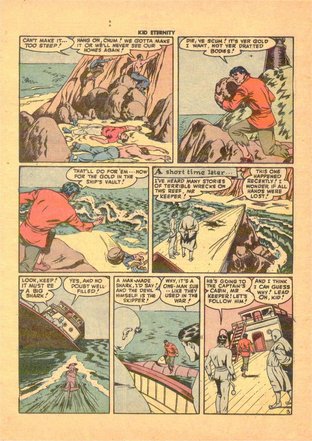 Read online Kid Eternity (1946) comic -  Issue #8 - 38