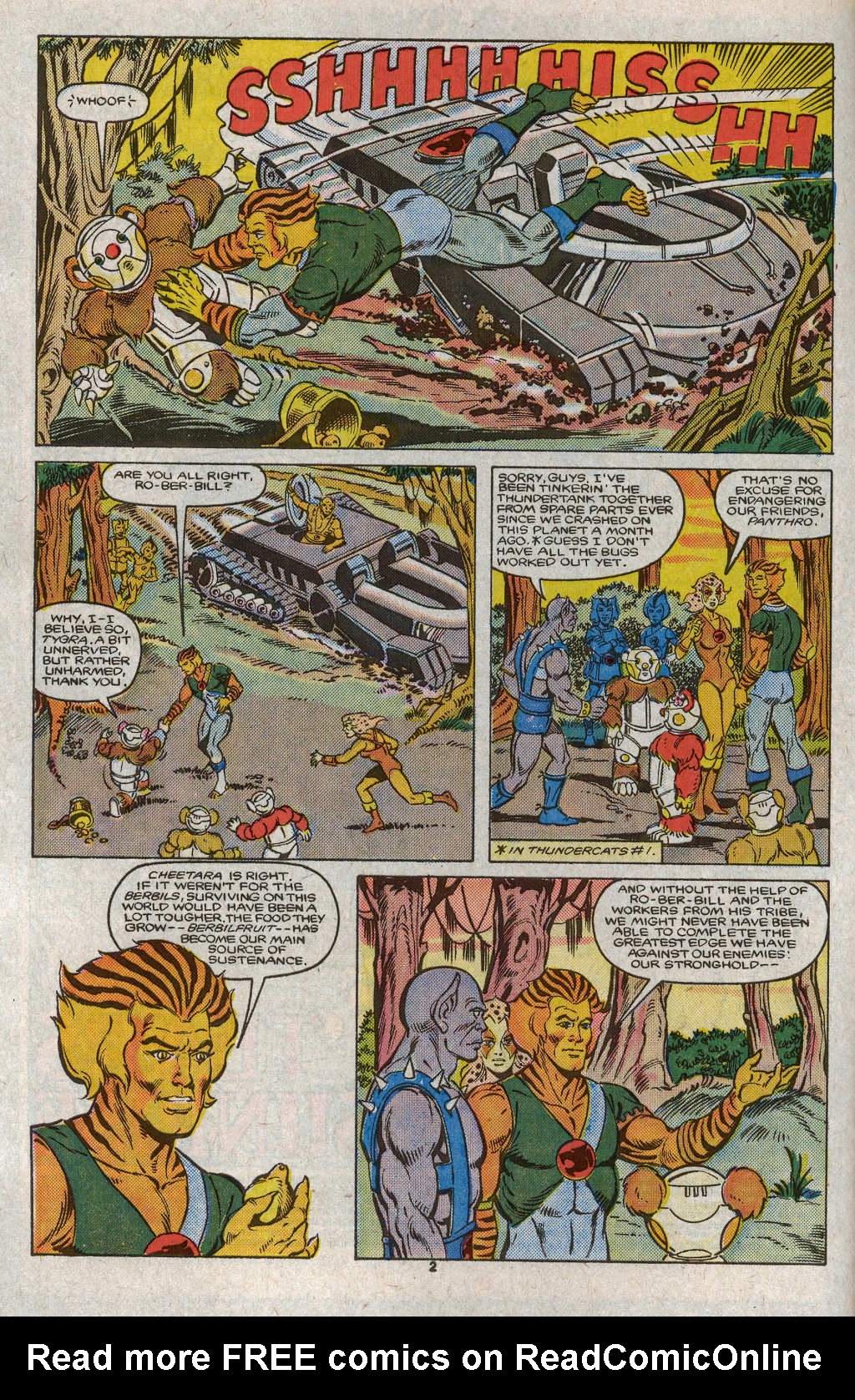 Read online ThunderCats (1985) comic -  Issue #2 - 4