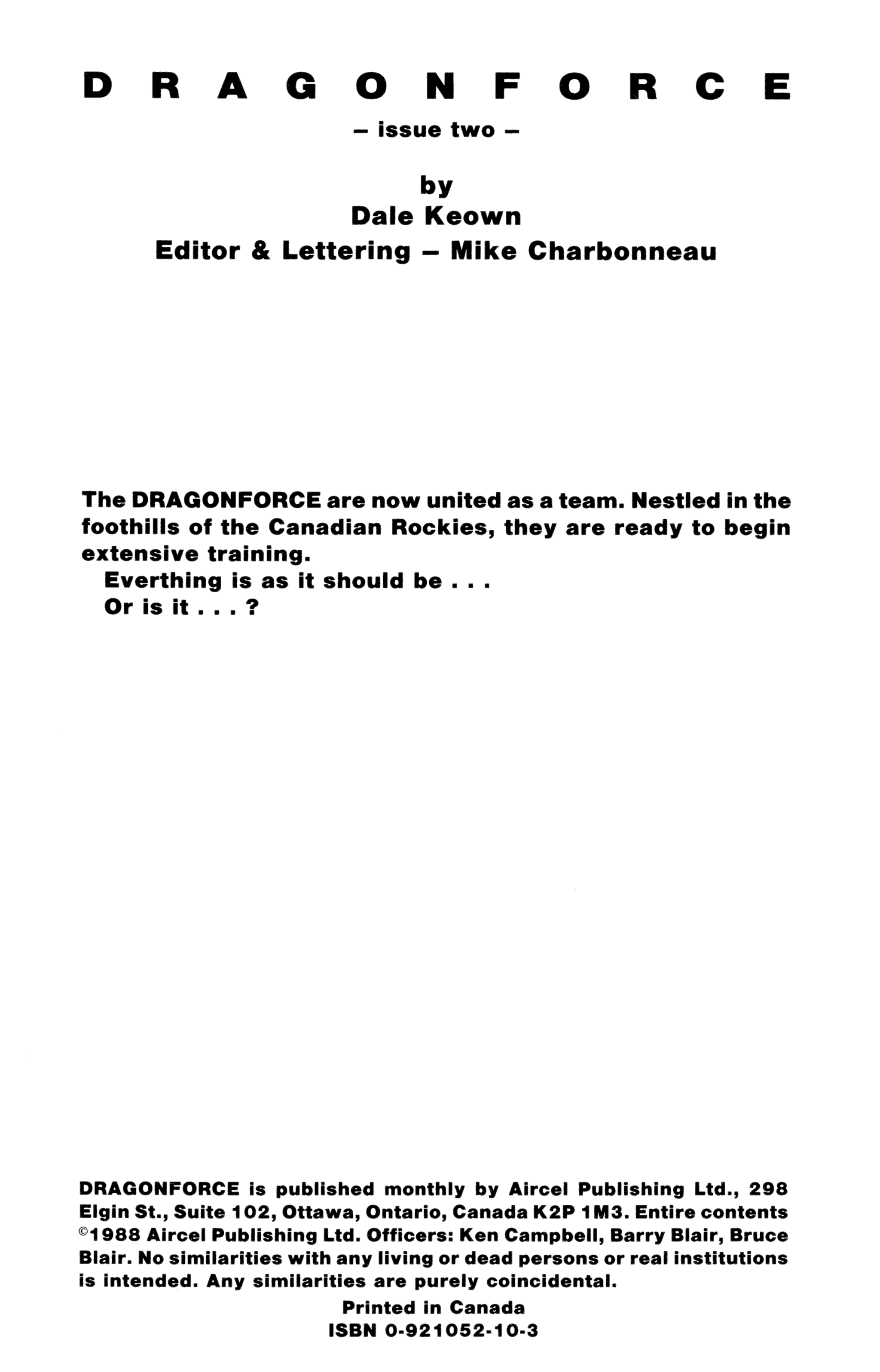 Read online Dragonforce comic -  Issue #2 - 2