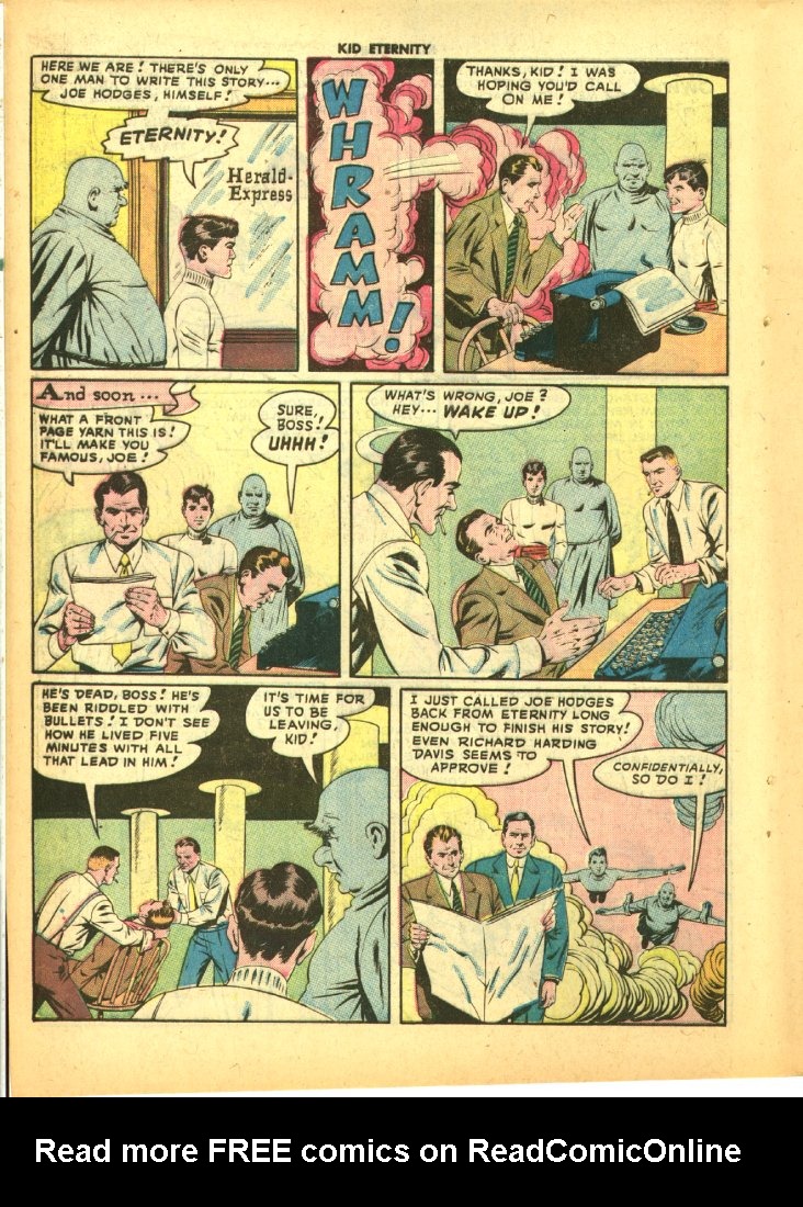Read online Kid Eternity (1946) comic -  Issue #9 - 14