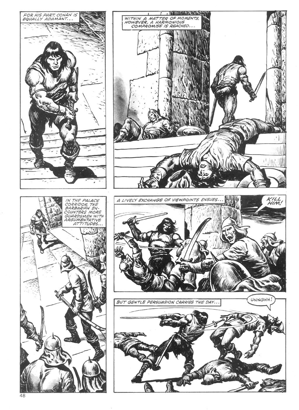 Read online The Savage Sword Of Conan comic -  Issue #87 - 48