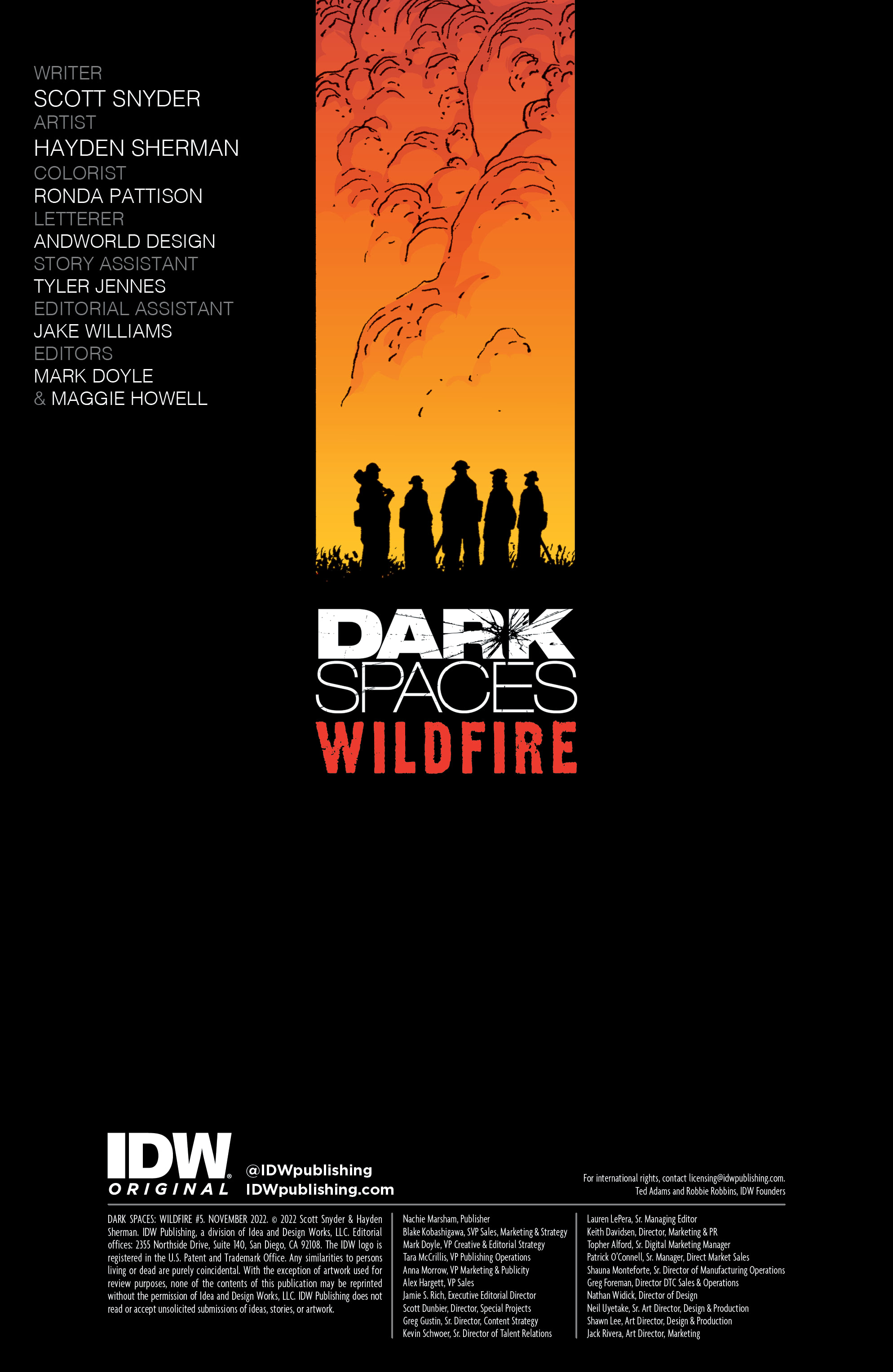 Read online Dark Spaces: Wildfire comic -  Issue #5 - 2