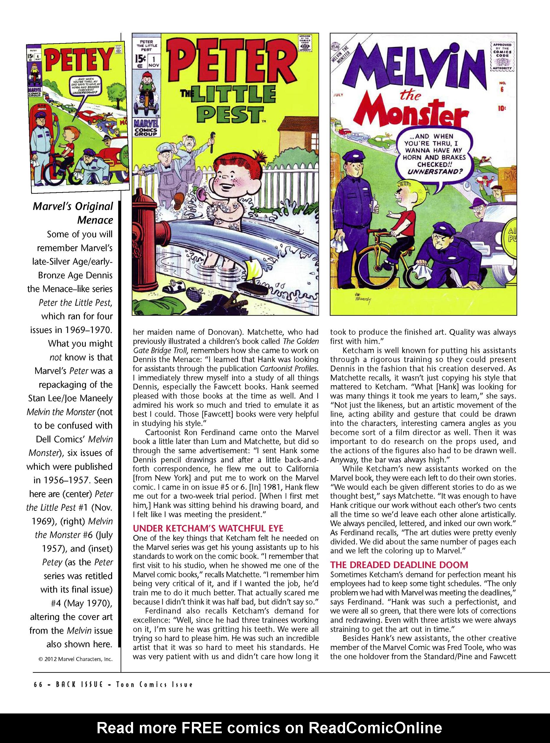 Read online Back Issue comic -  Issue #59 - 66