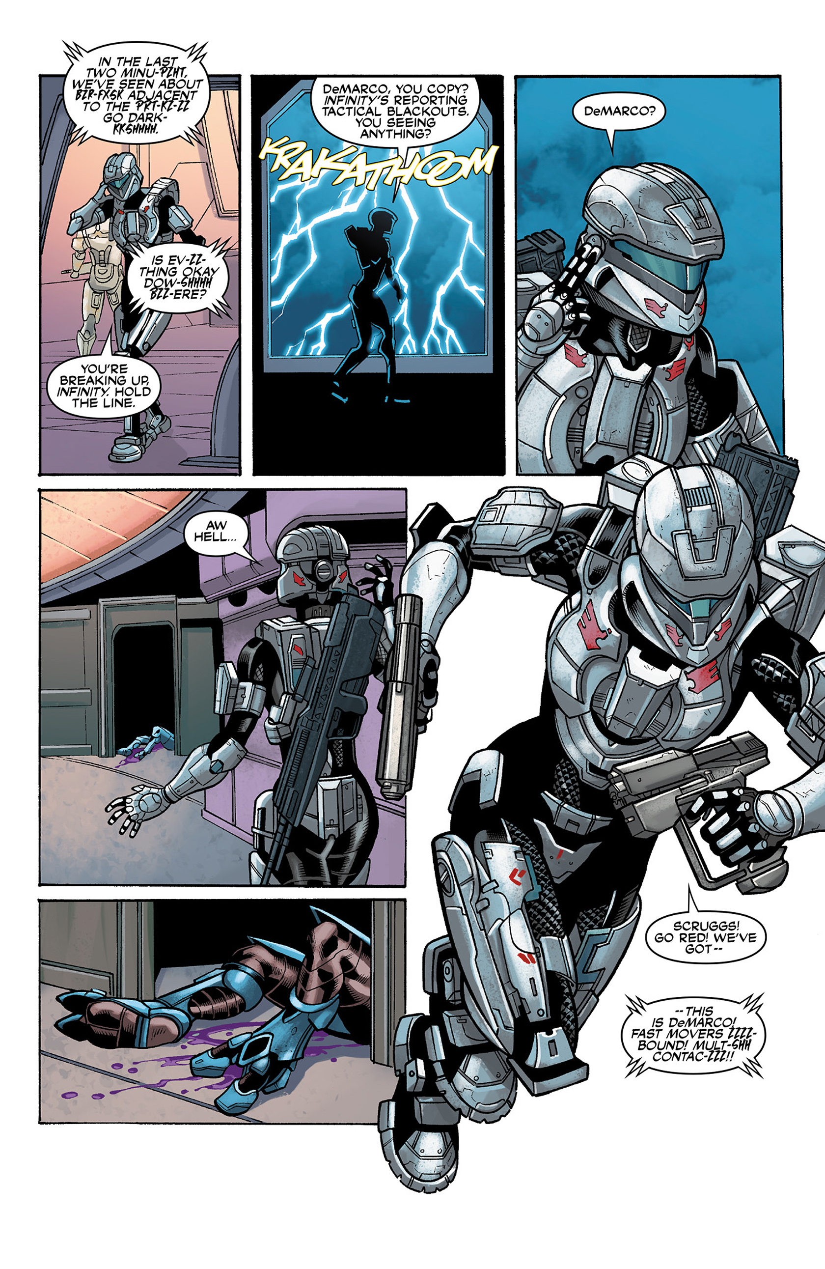 Read online Halo: Escalation comic -  Issue #1 - 19