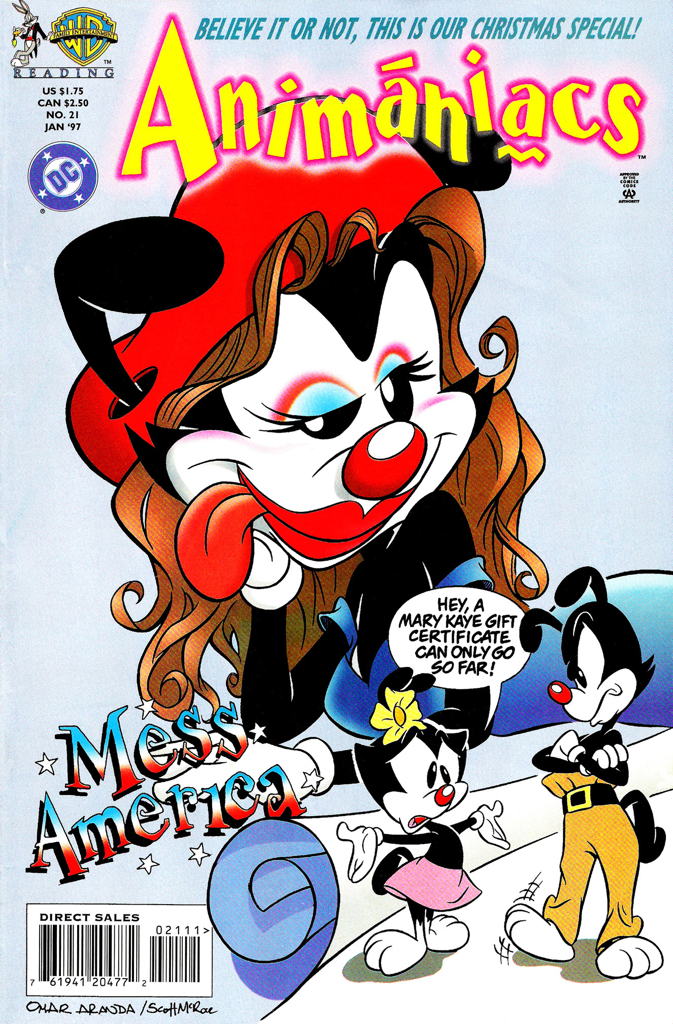 Read online Animaniacs comic -  Issue #21 - 1