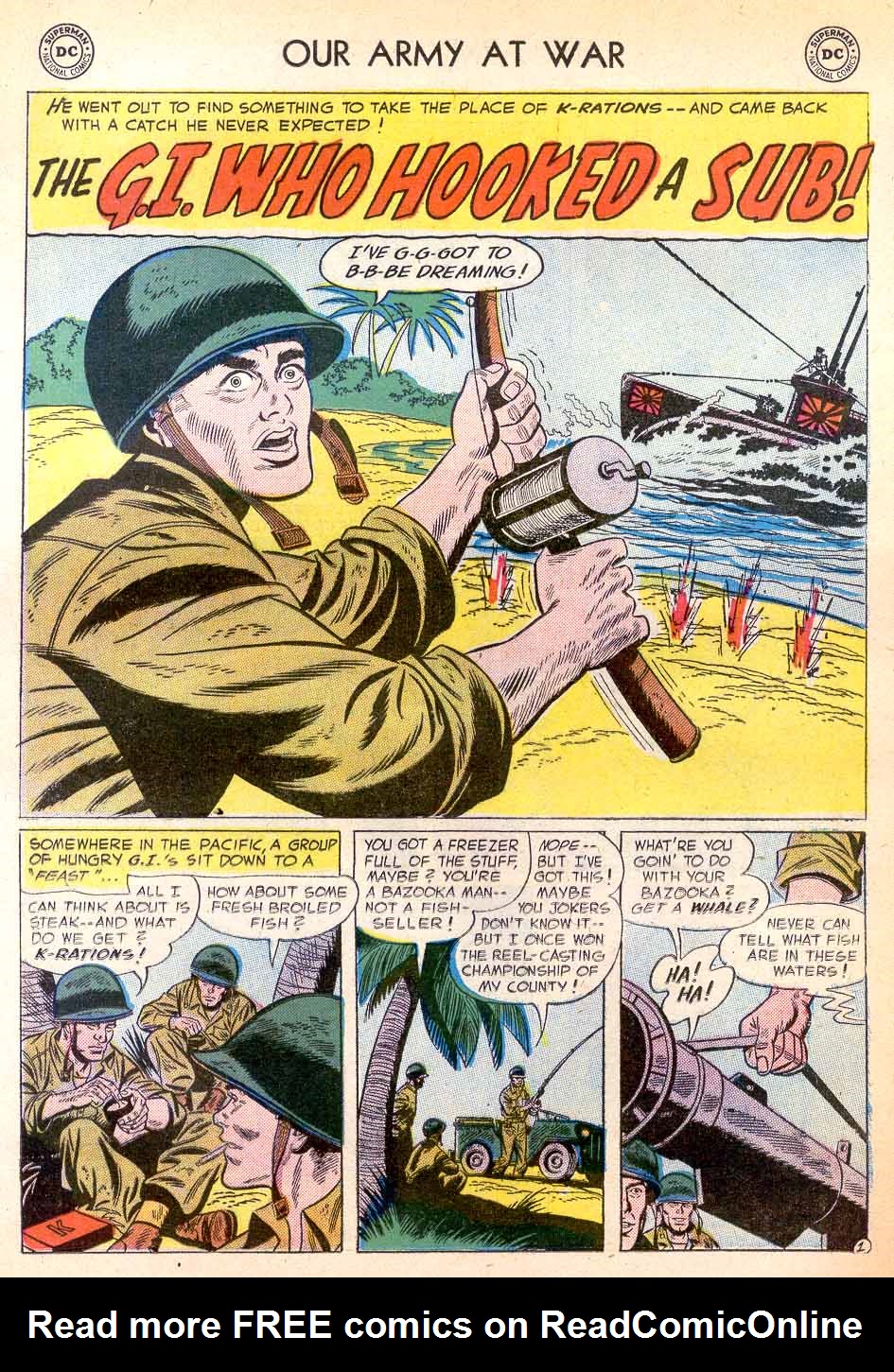 Read online Our Army at War (1952) comic -  Issue #53 - 19