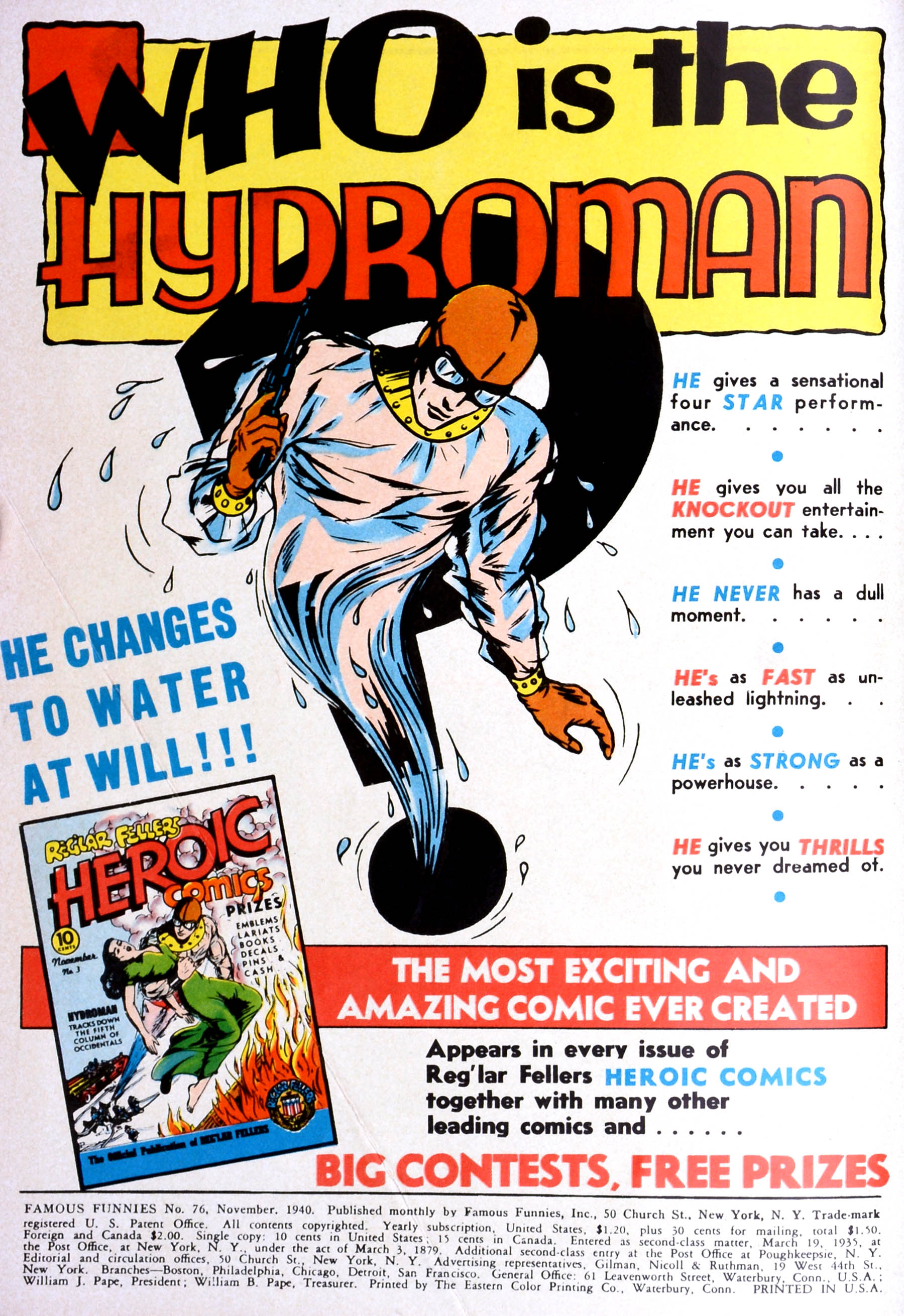 Read online Famous Funnies comic -  Issue #76 - 2